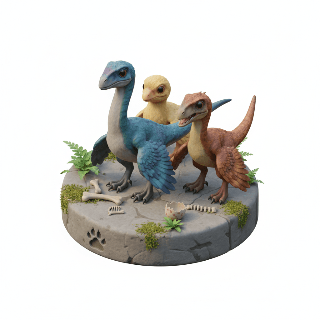 🐾 Small & Feathered Dinosaurs