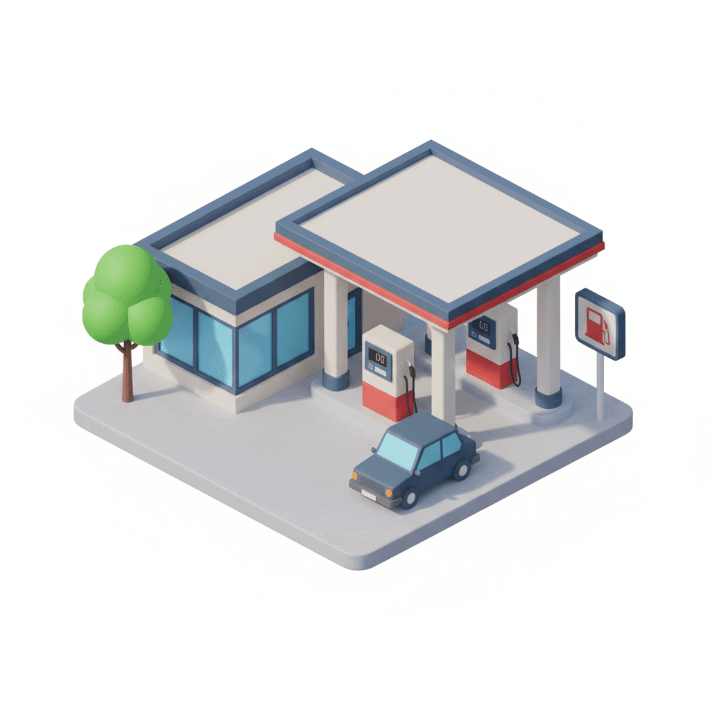 Gas station