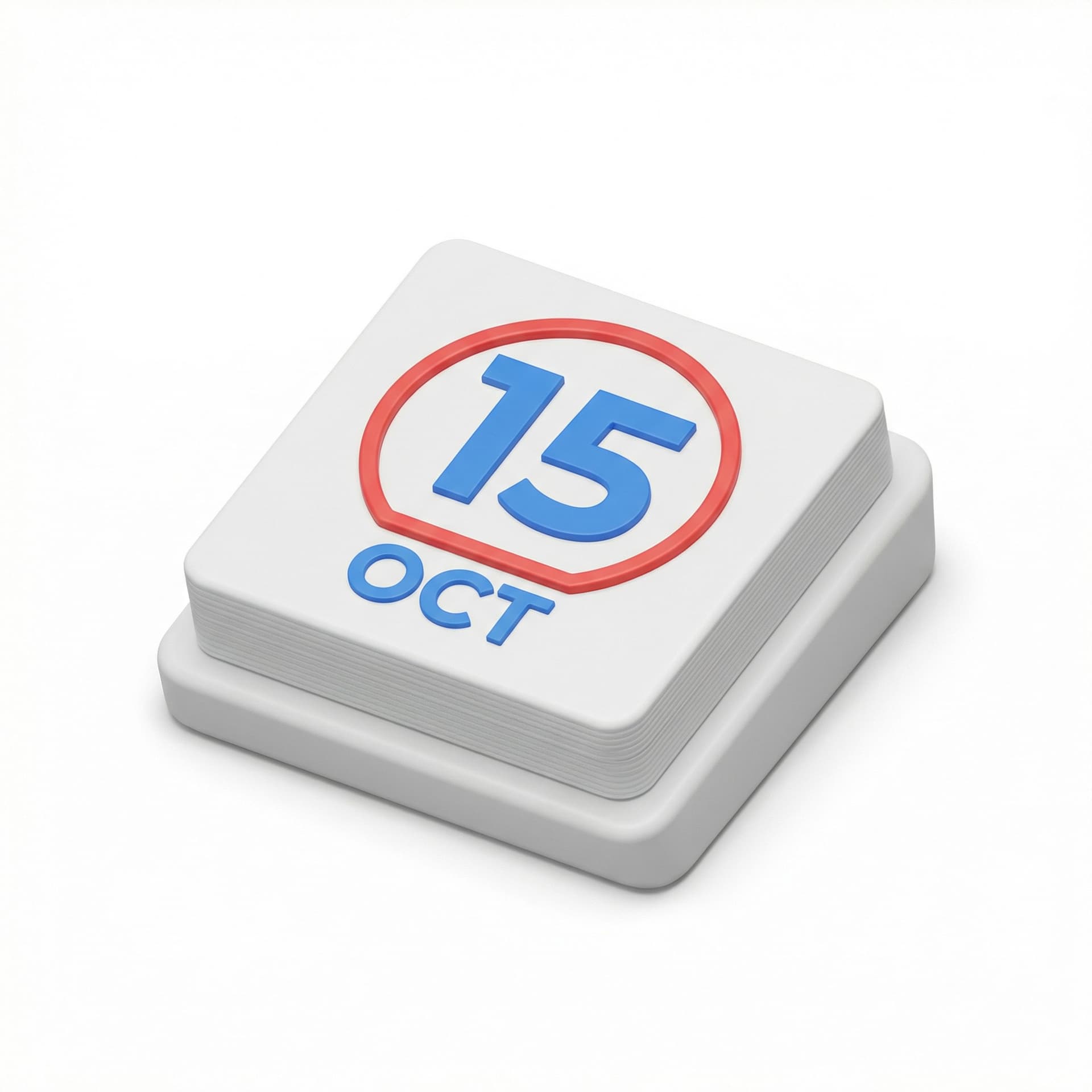 calendar icon with 2d style