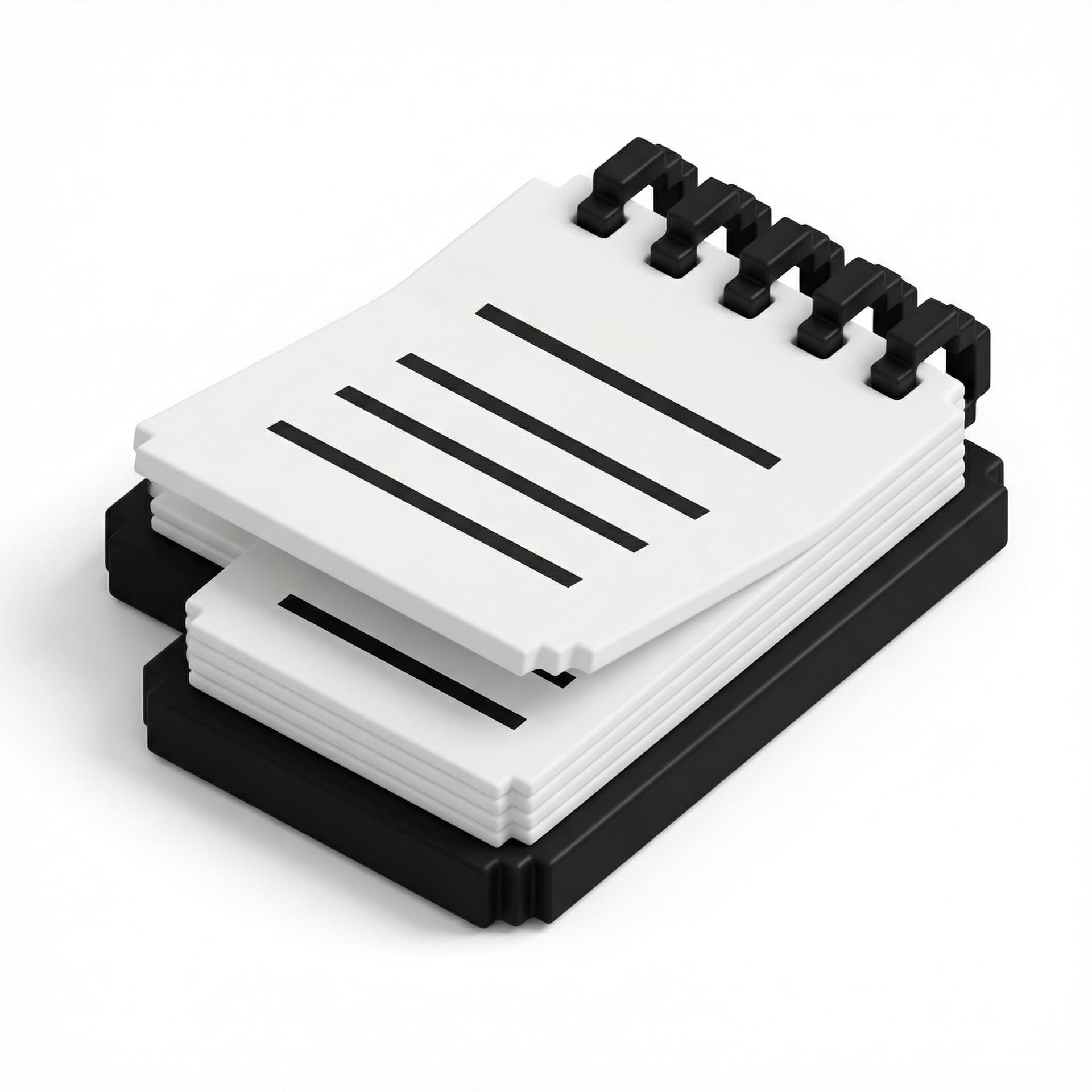 crie esse bloco de notas pixelado