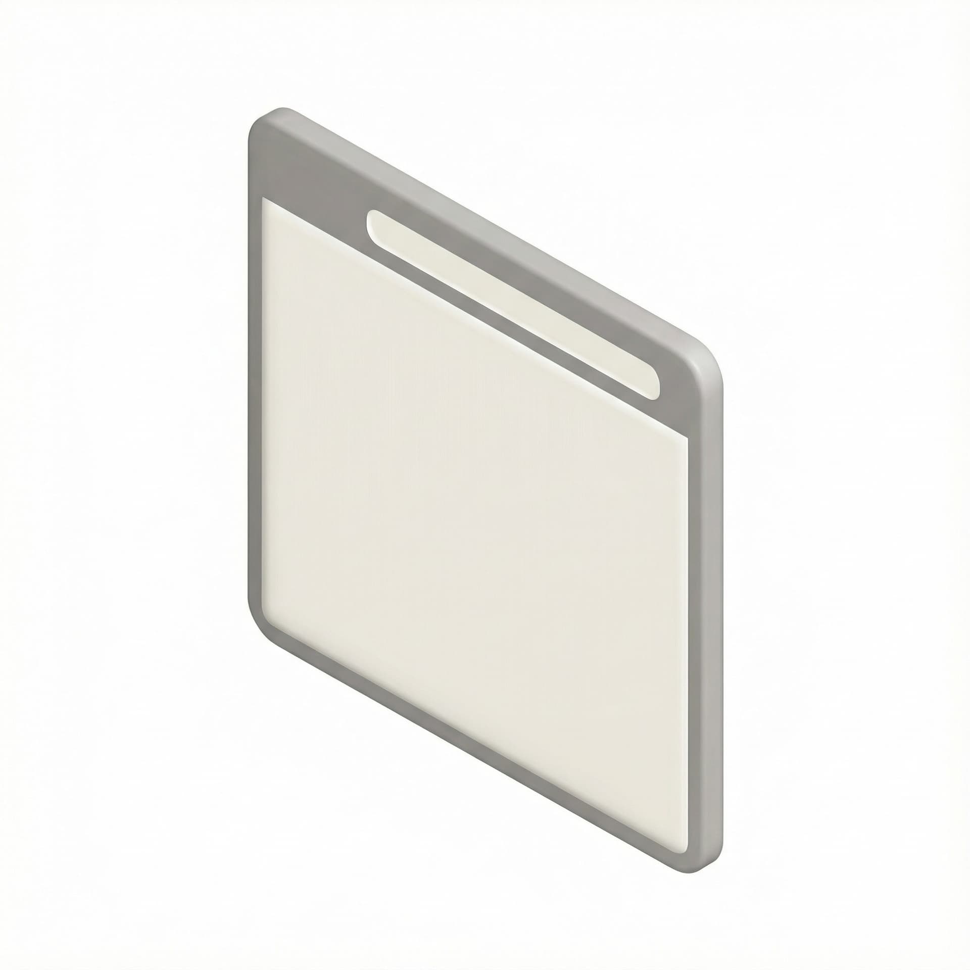 an empty website page