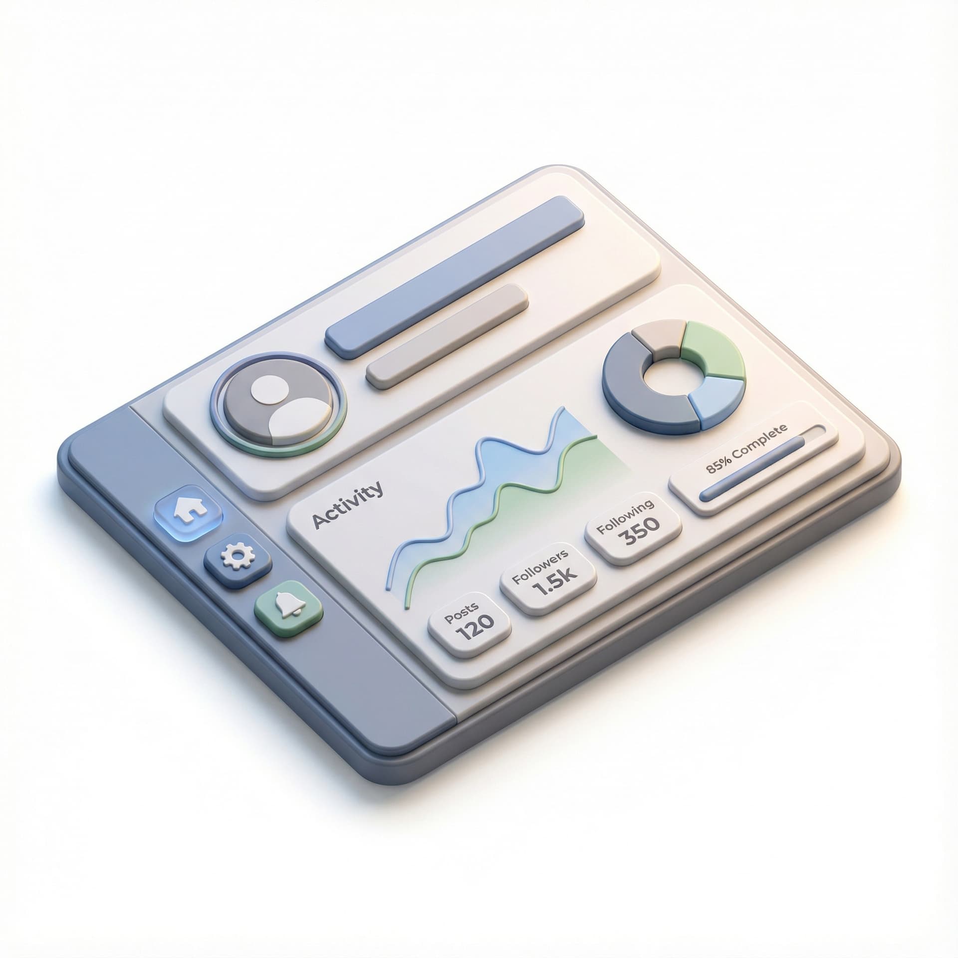 user profile dashboard