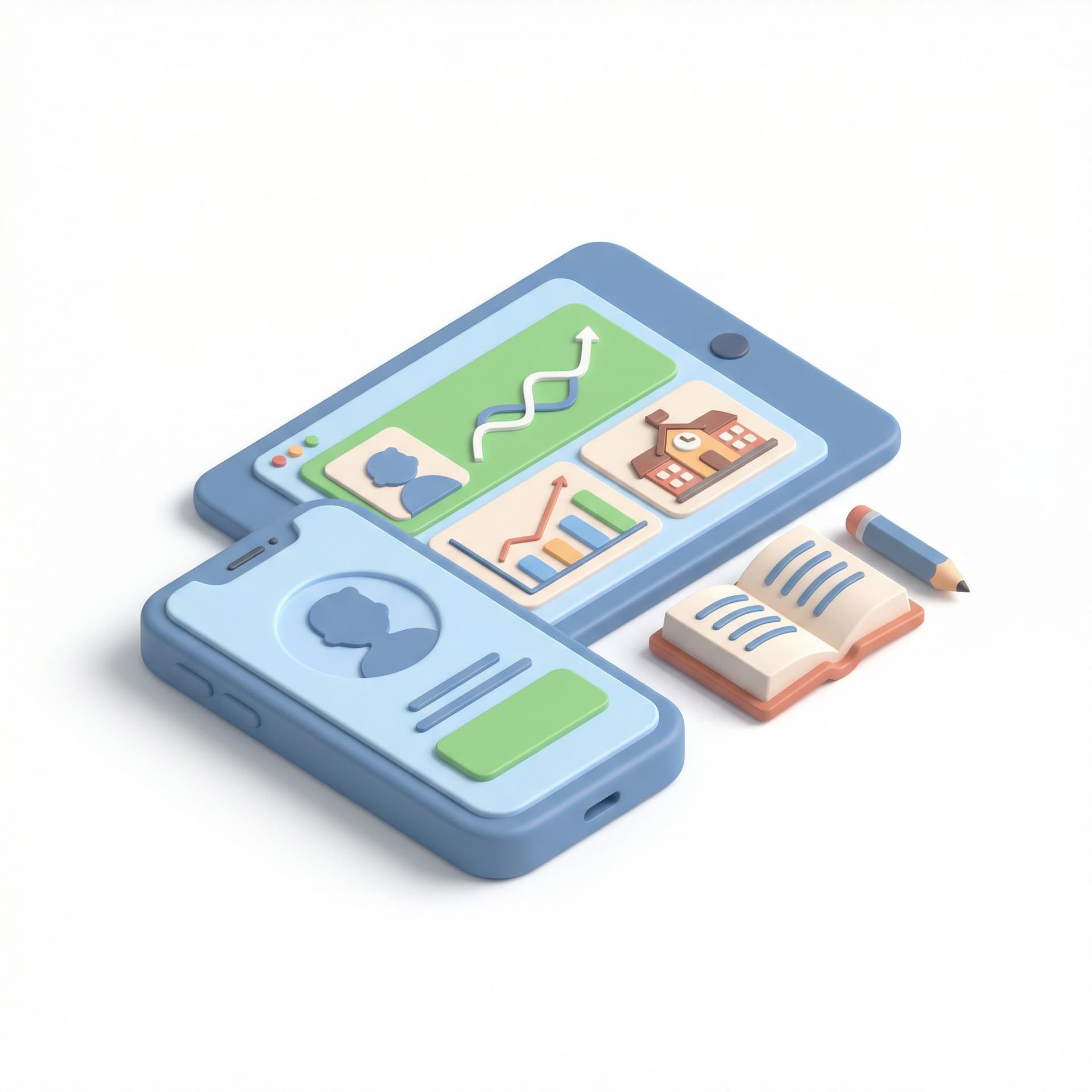 Buatkan aku icon aplikasi orang tua untuk memantau perkembangan anak disekolah 