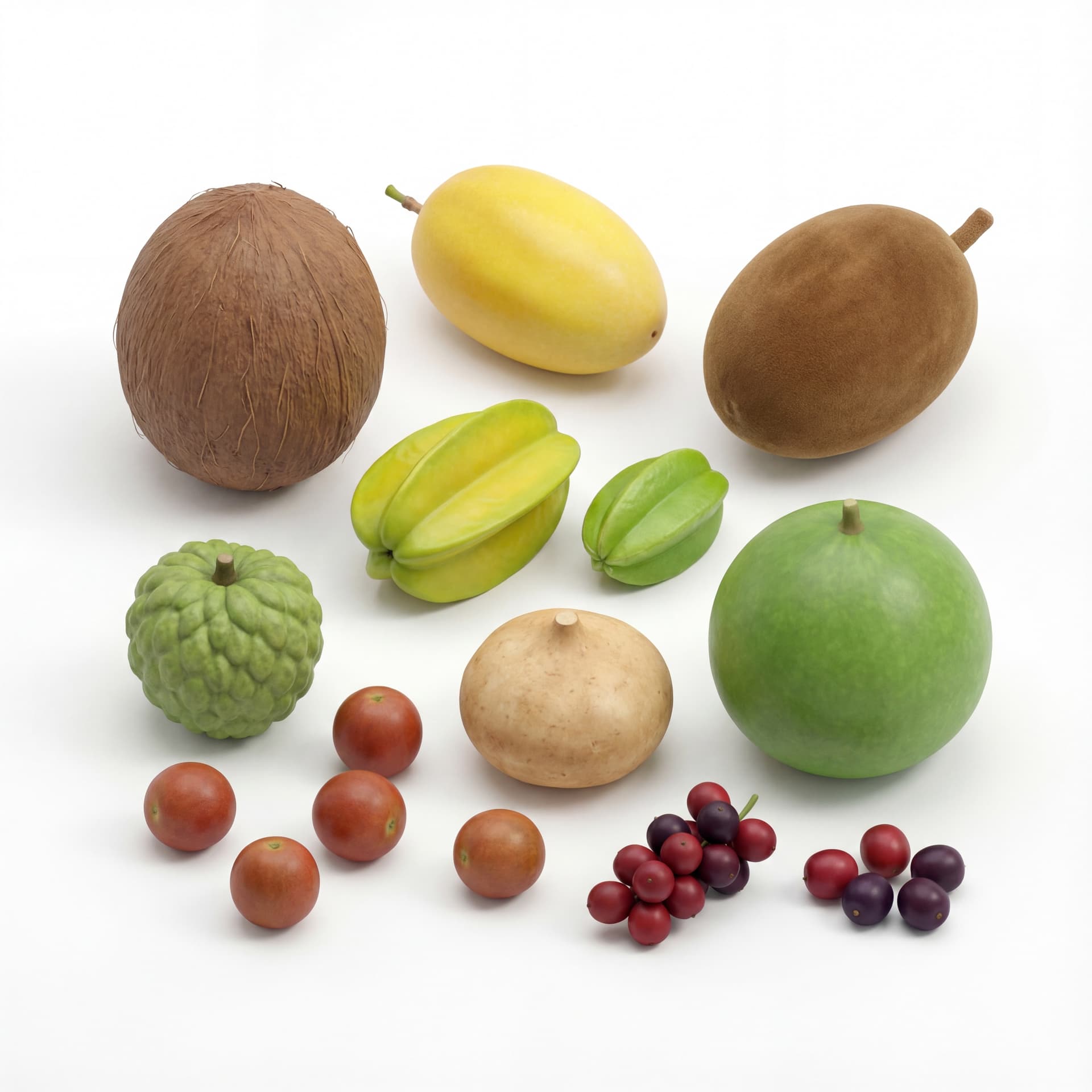 Bambangan, Banana Passionfruit, Baobab, Belimbing Dewi, Belimbing Sayur (Wuluh), Benda, Bengkuang, Berenuk, Bidara, Bignay (Buni)