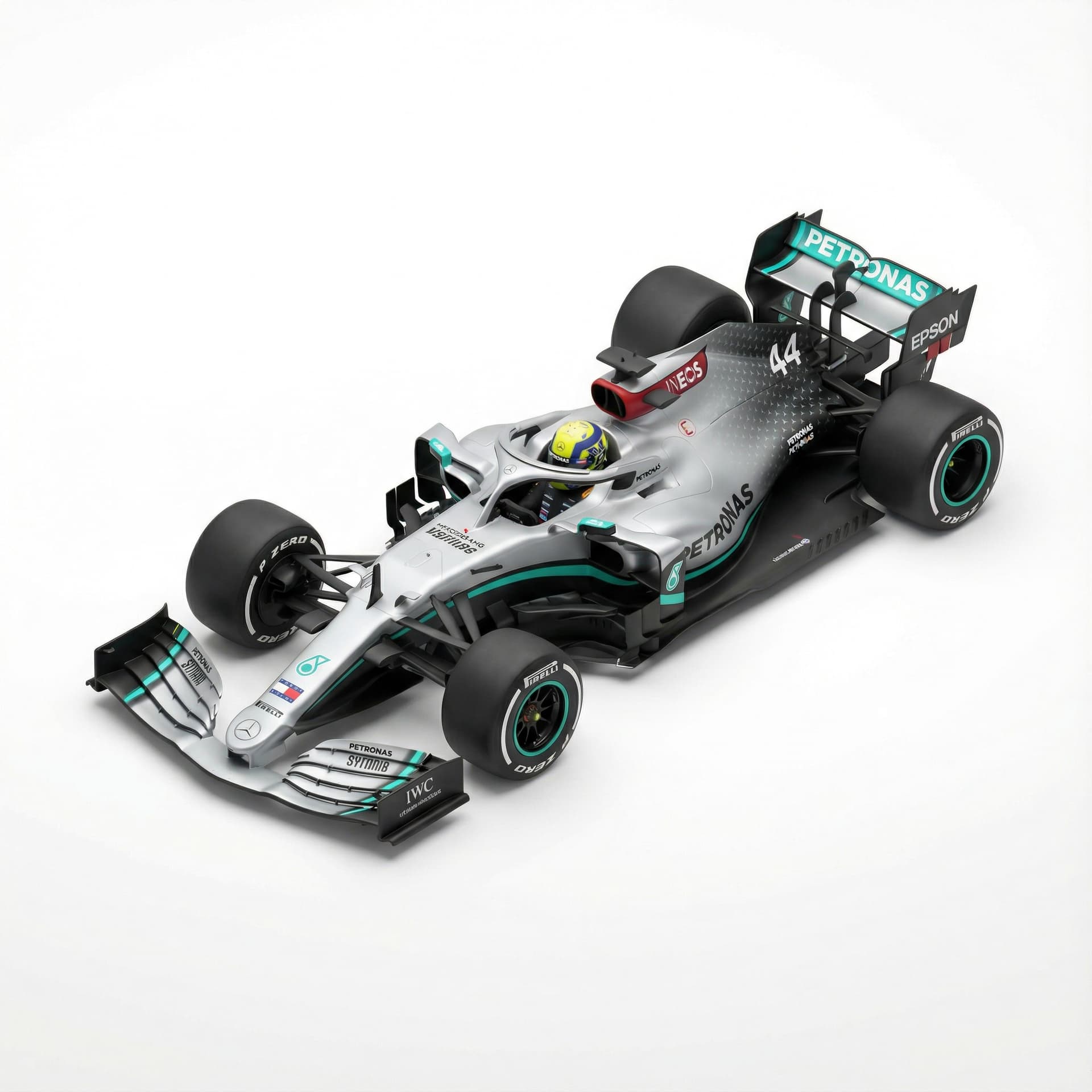 Lando Norris Riding Mercedes AMG Petronas F1 Car