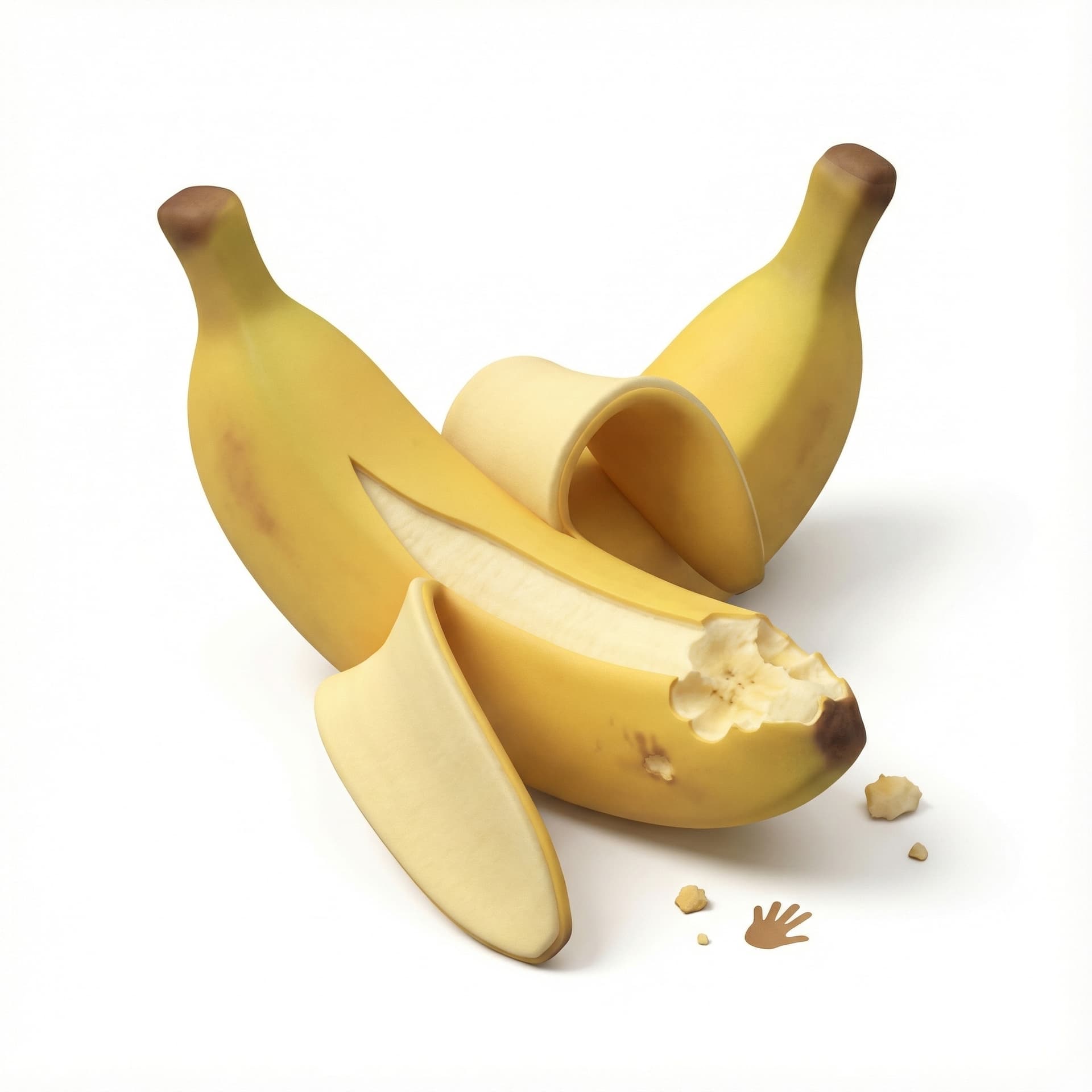 The banana that the monkey ate 