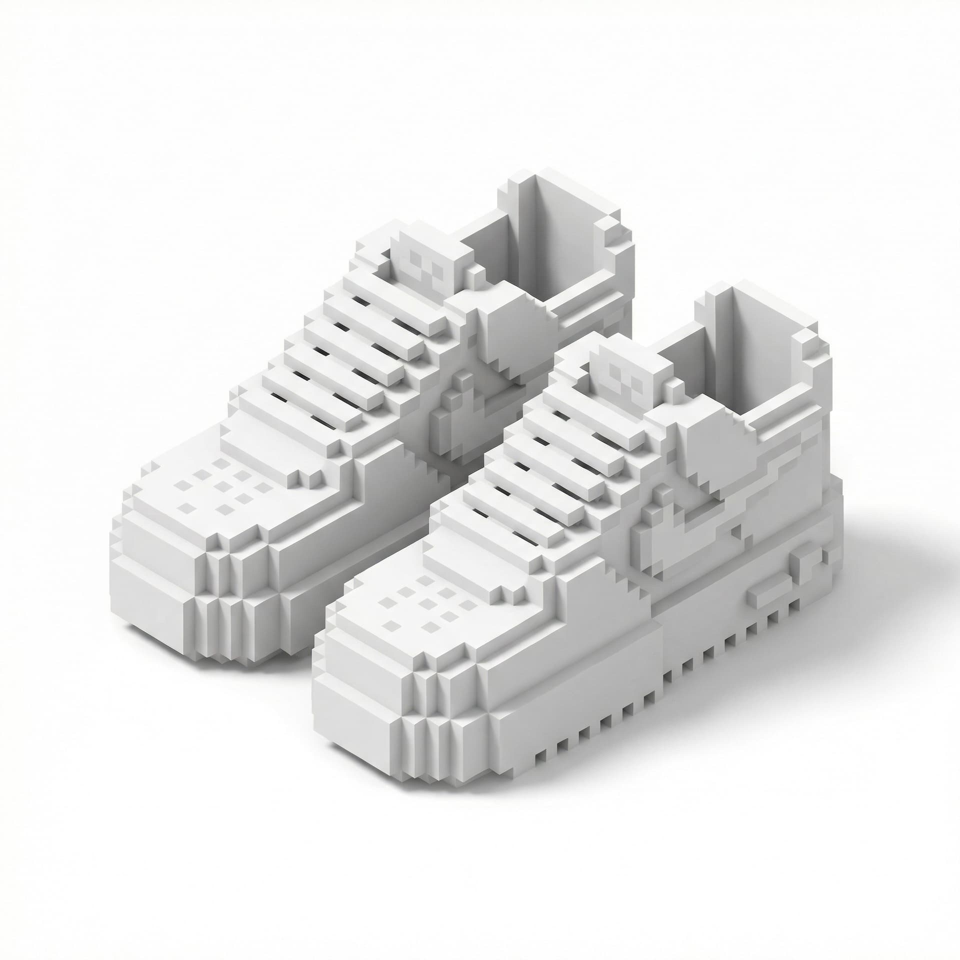 Sepatu nike putih minecraft style