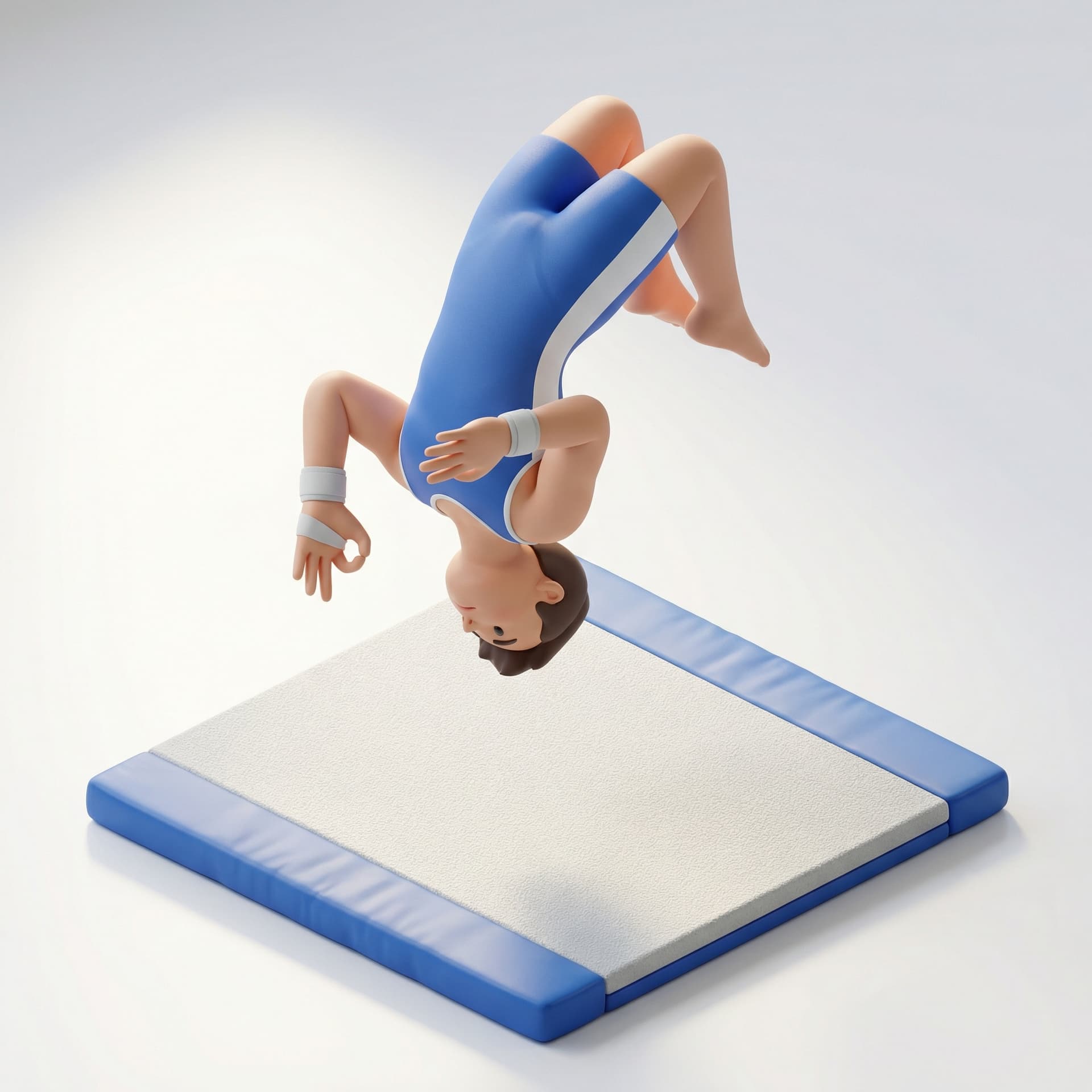 ok flip the character is facing the gournd. and make it a bit more detailled and realistic