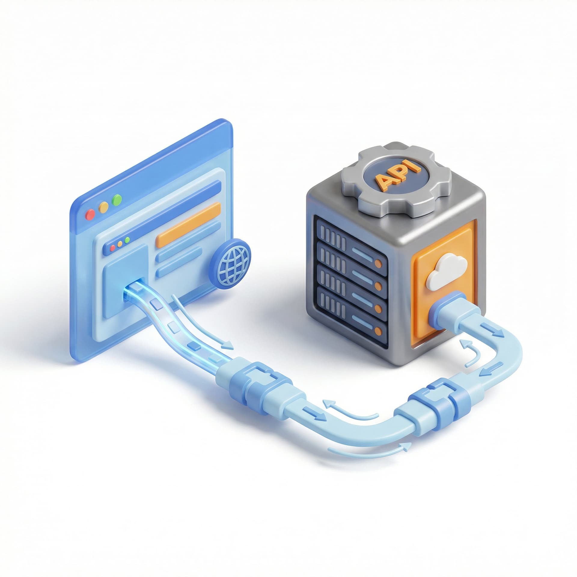 A 3d isometric for a api integration.  Its for a website