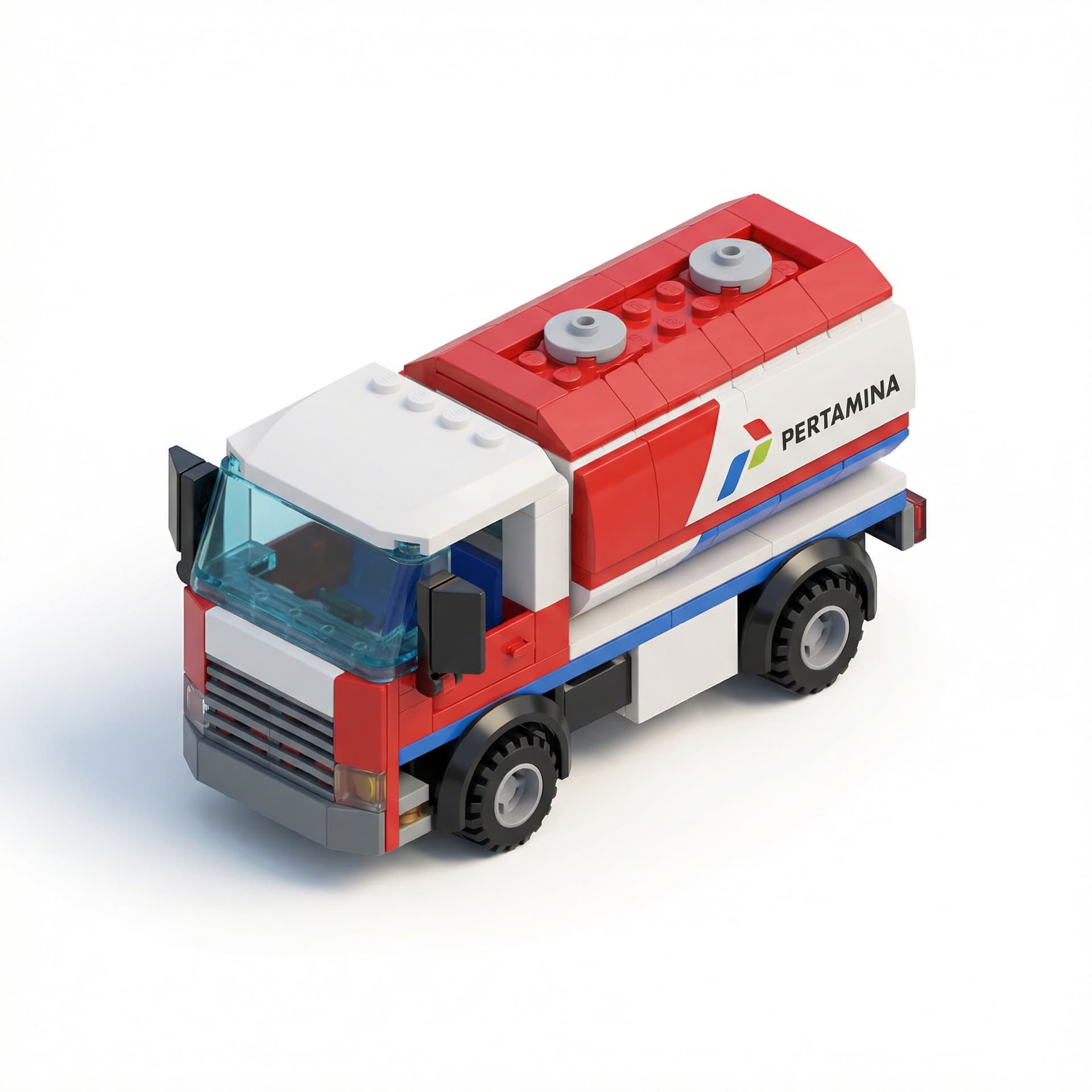 truck pertamina in lego style