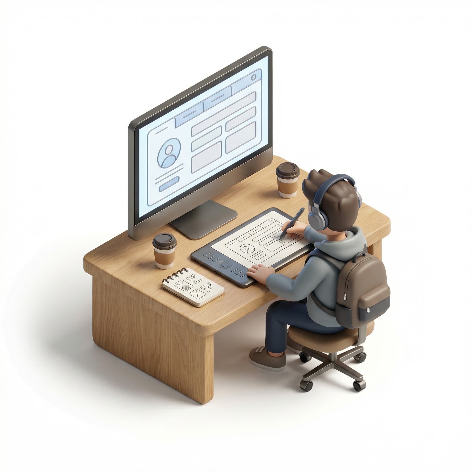 user profile ui/ux designer