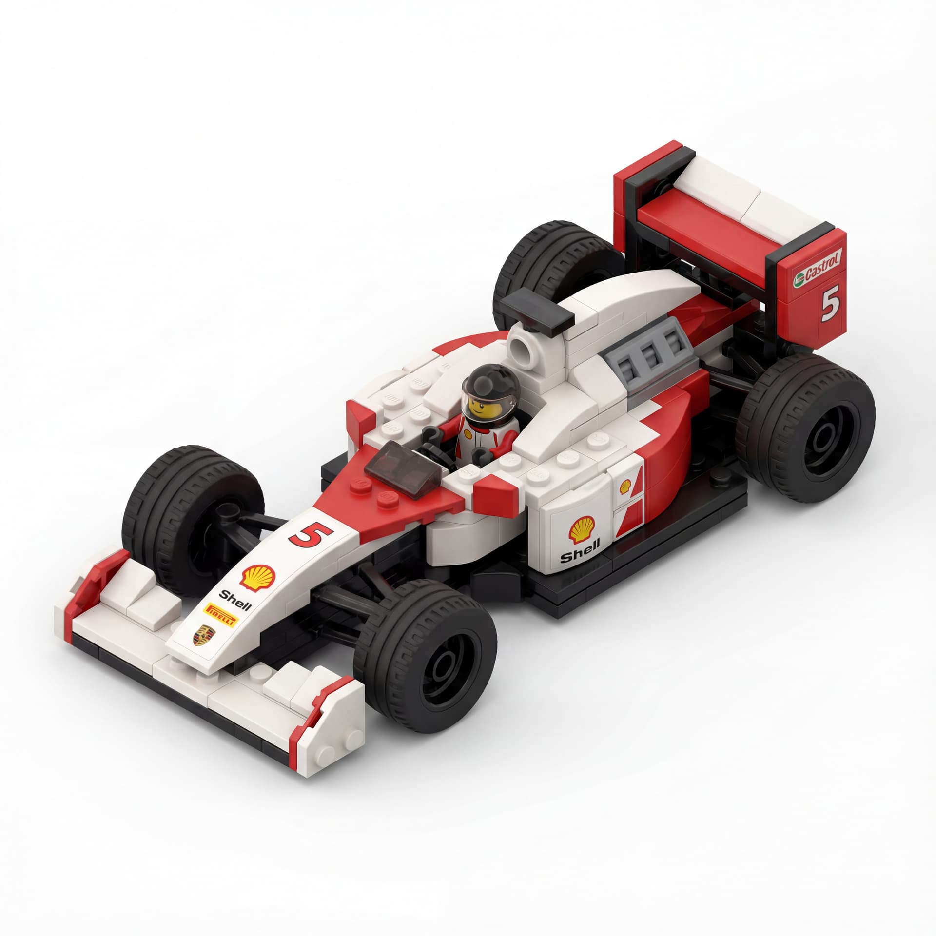 f1 car in lego style