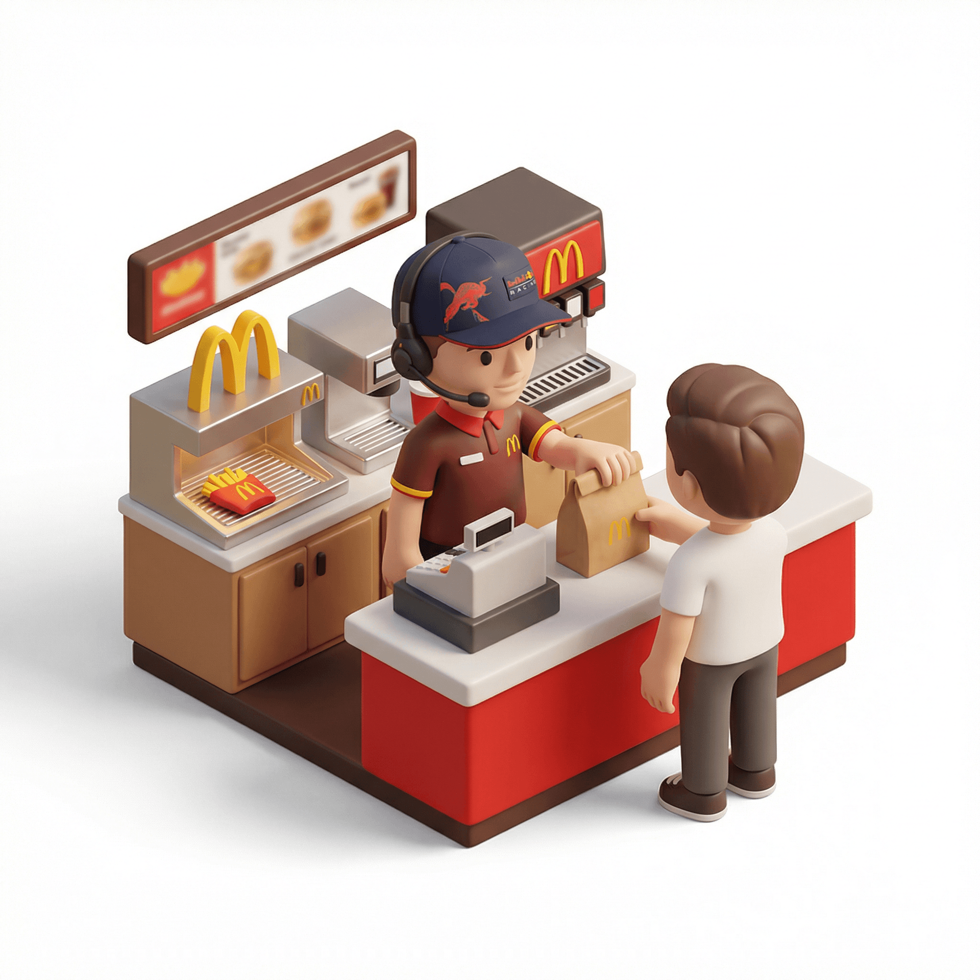 max verstappen working at McDonald's