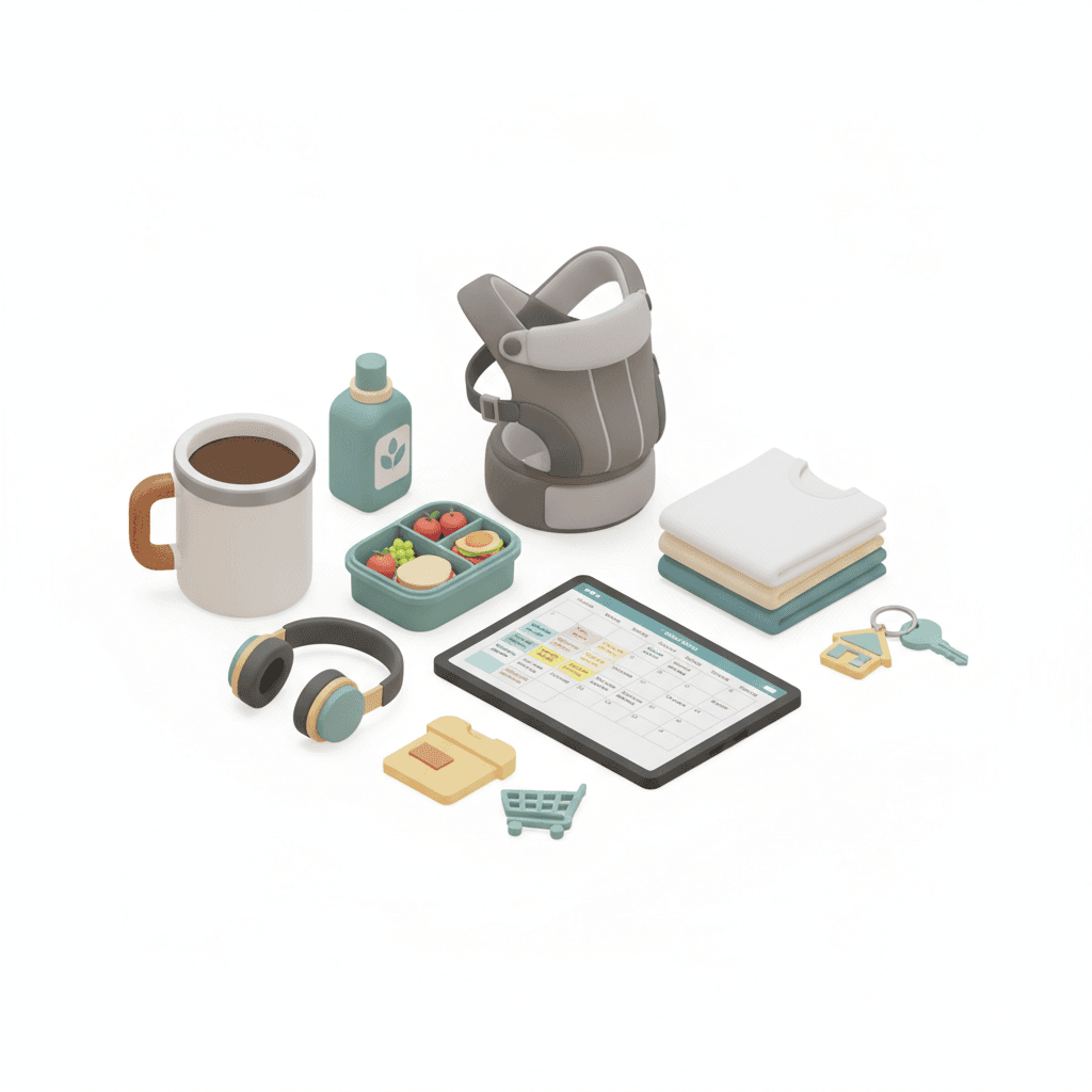 starter pack seoarang ibu rumah tangga yang ngurus rumah tangga