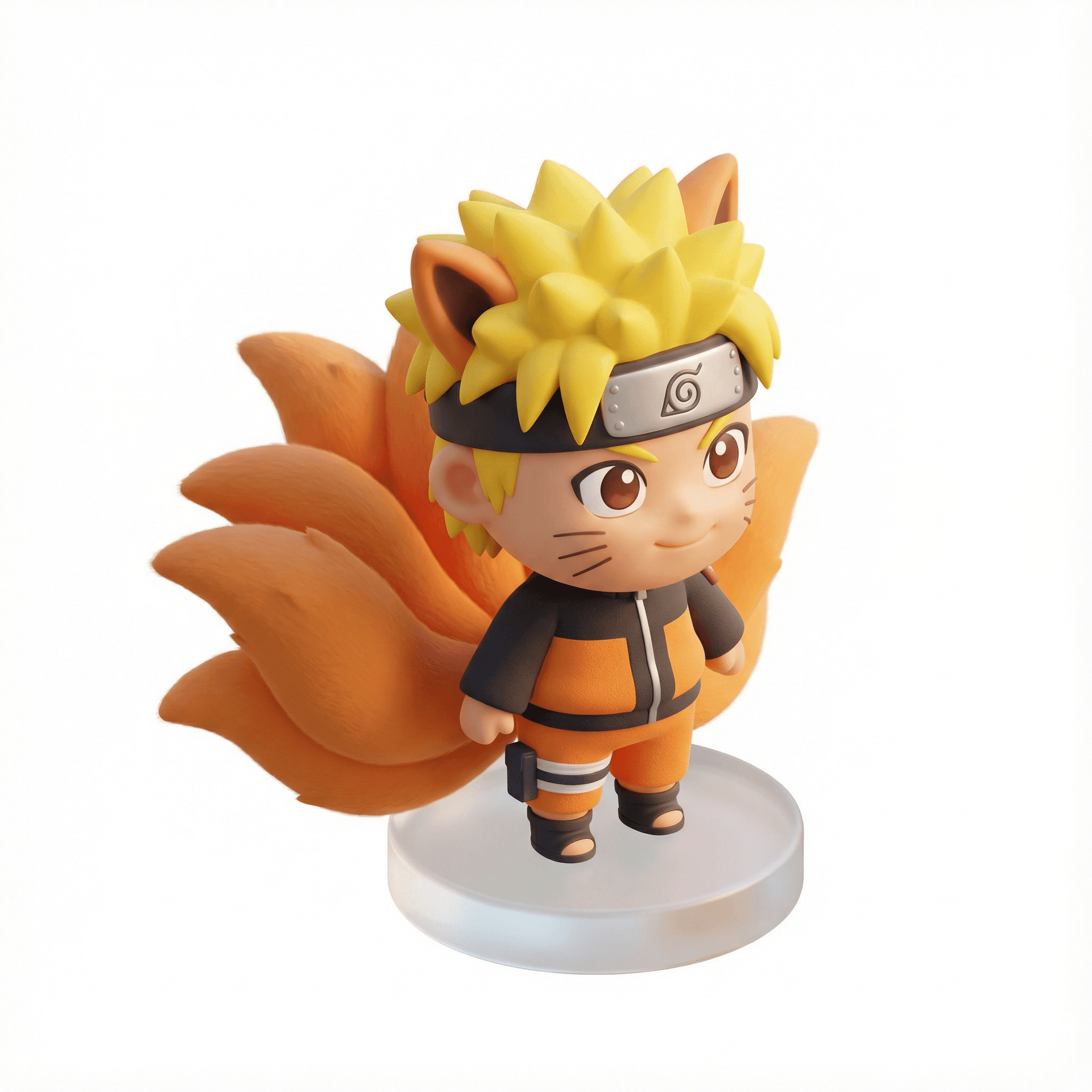 a cute kyuubi naruto