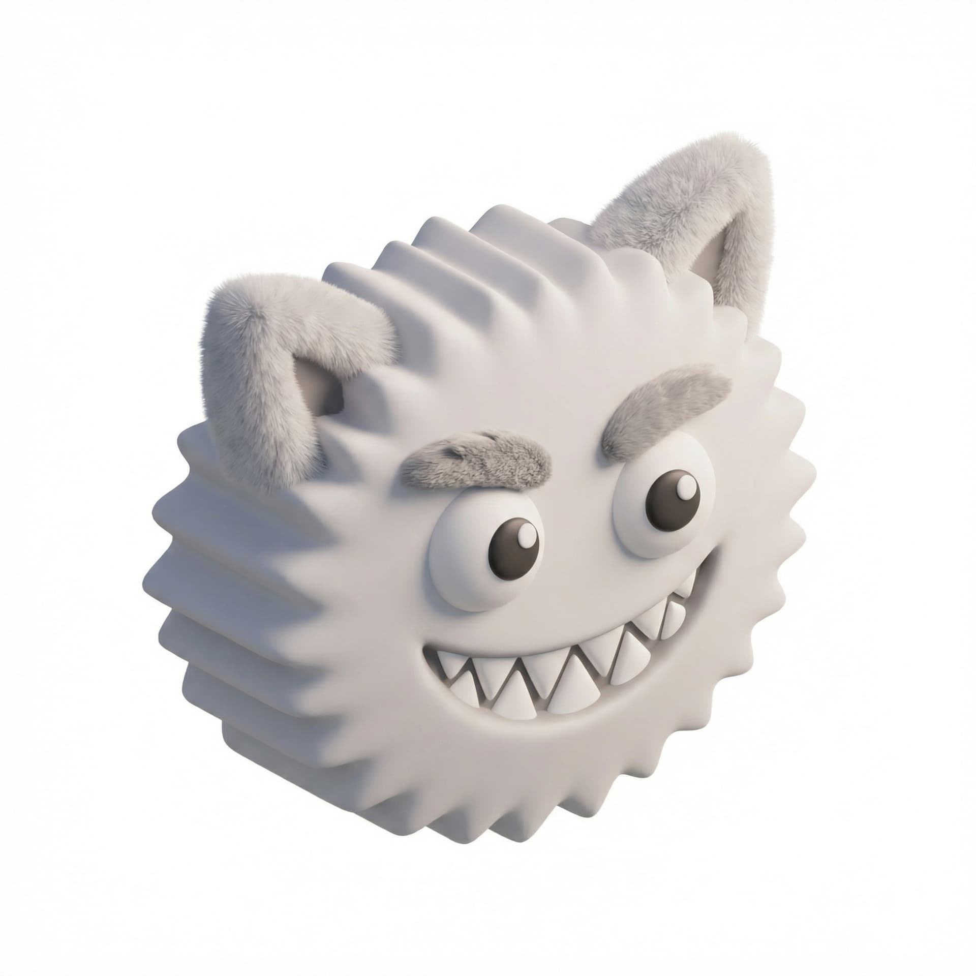 Make the monster playing guitar, chibi style