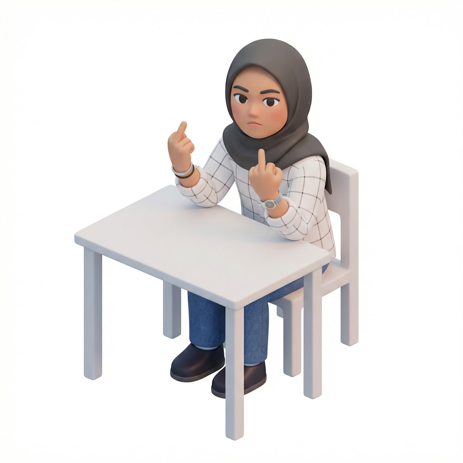 Make it cute baby chibi 3d icon