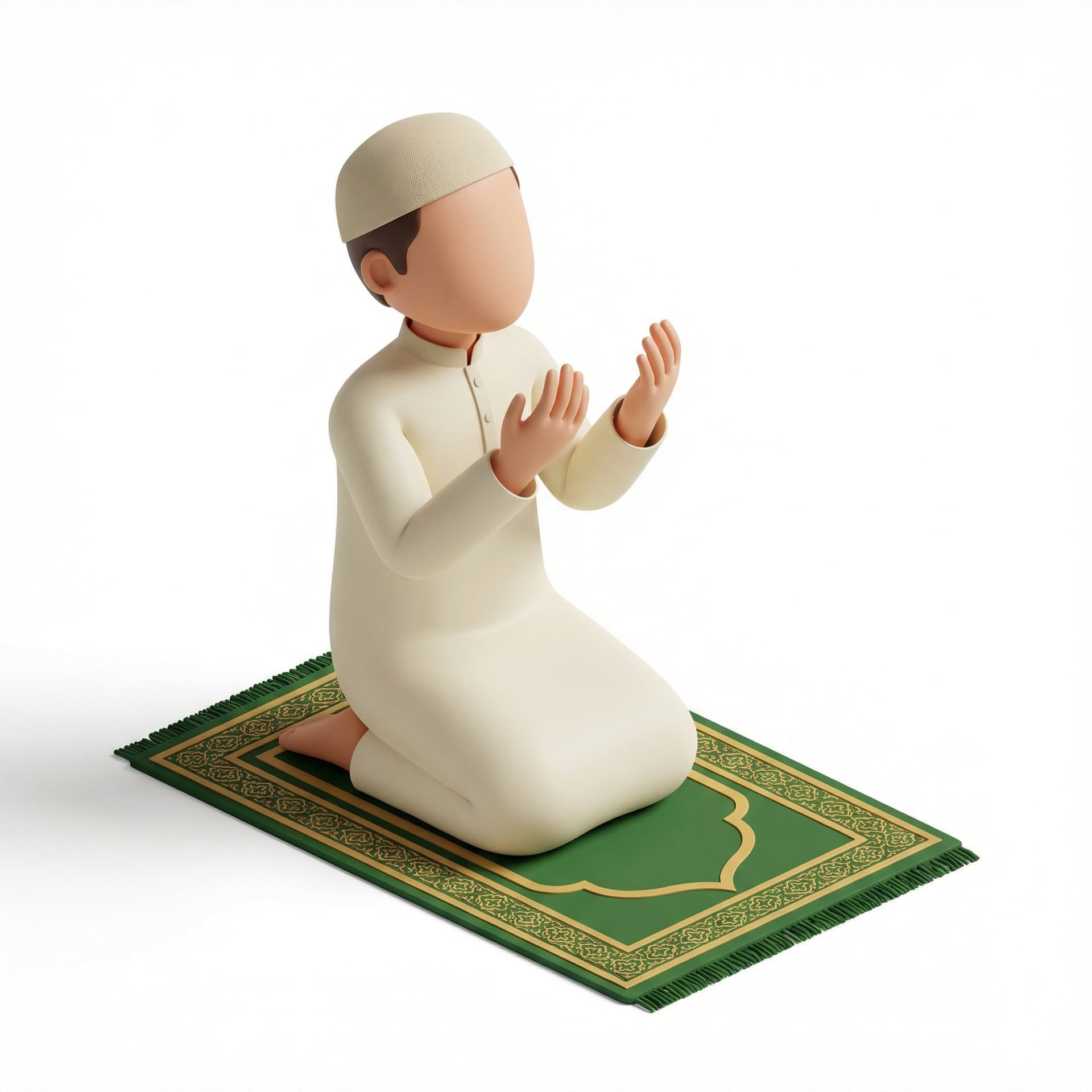 a muslim boy prayer