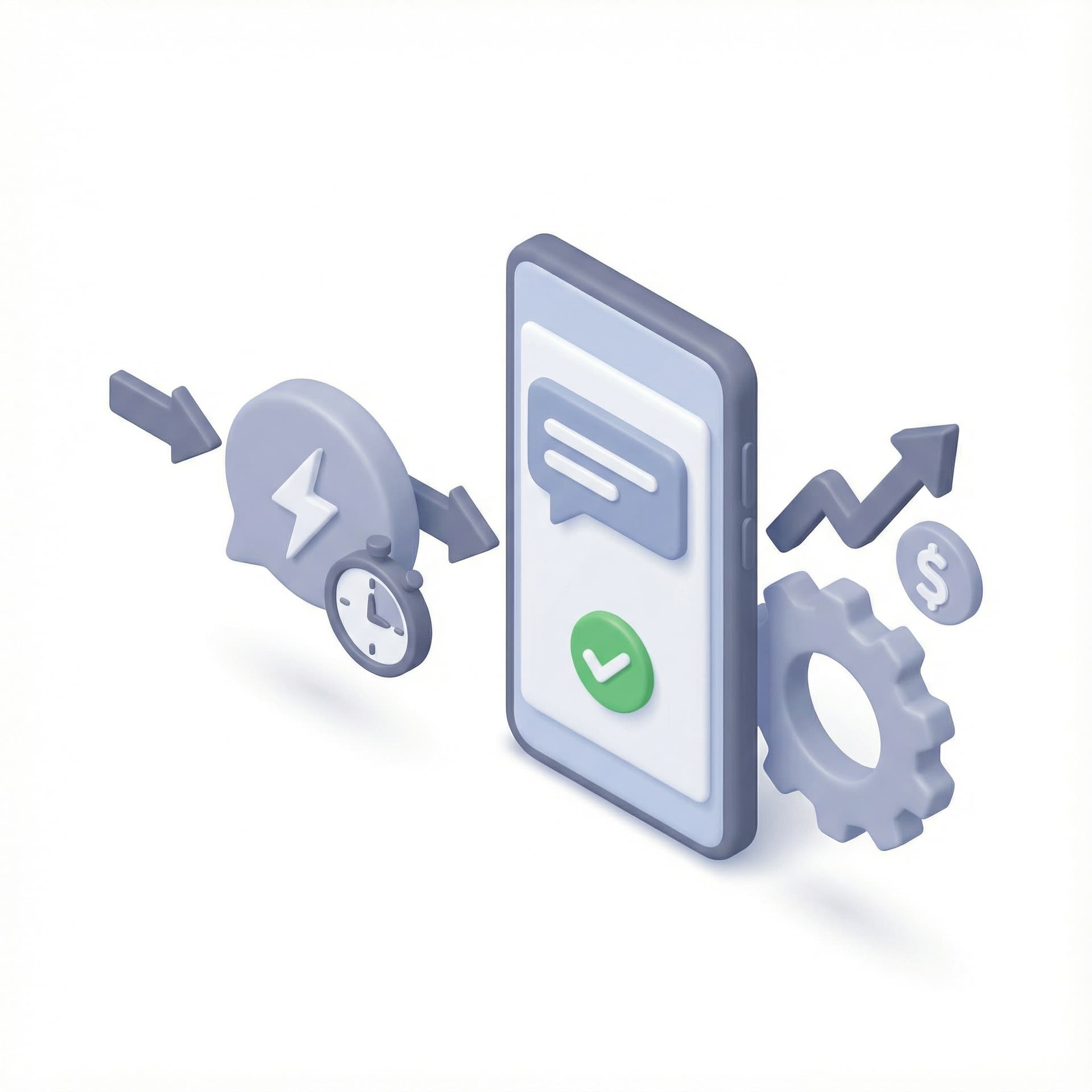 ⚡ Perilaku pelanggan baru (leads) mengharapkan respons chat yang cepat (fast response), idealnya
dalam hari yang sama, dengan:
⏱️ Target waktu respons maksimal 45 menit per chat
✅ Respon cepat meningkatkan kepuasan dan peluang konversi pelanggan

buatkan icon ini