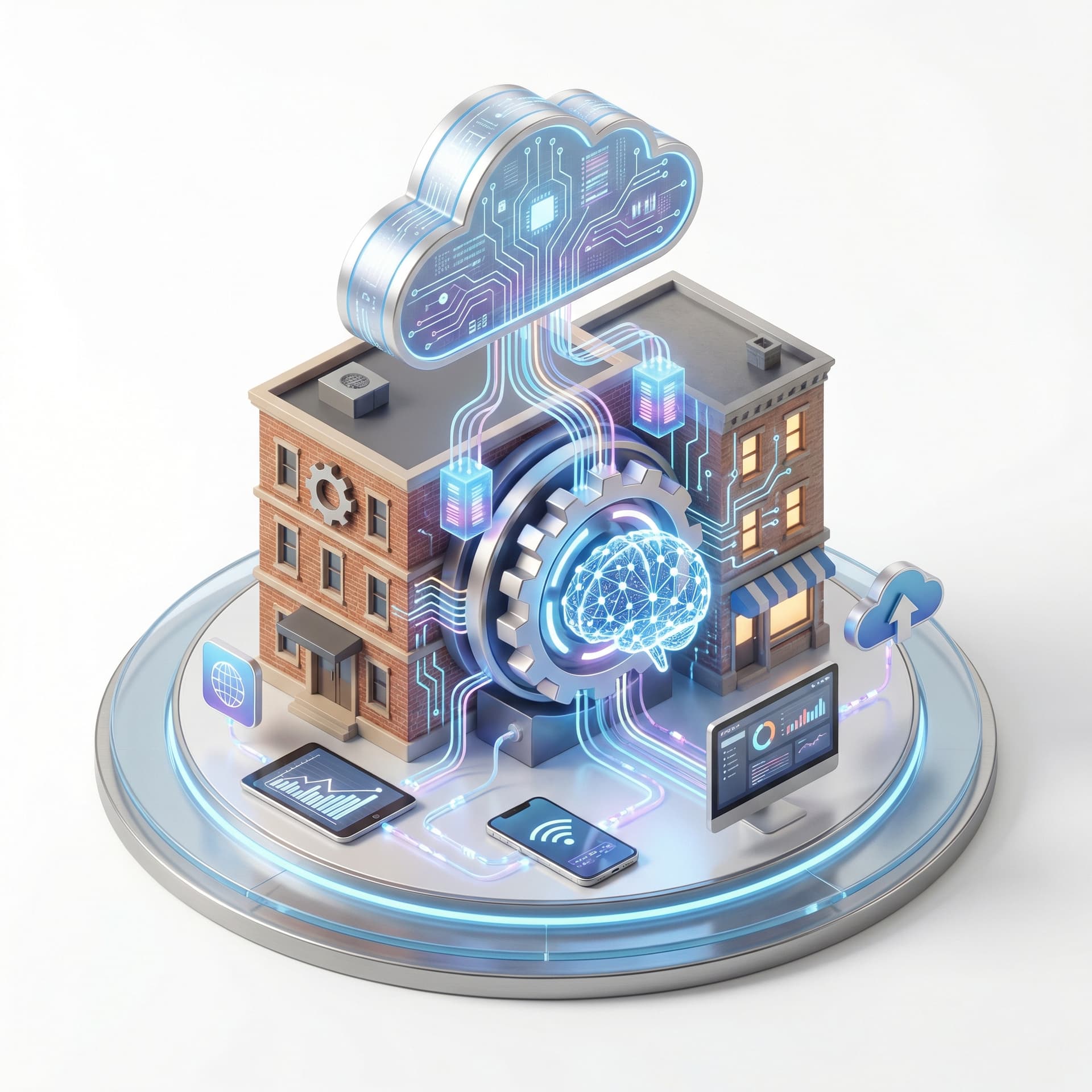 buatkan icon tranformasi digital (integrasi teknologi digital ke dalam semua area bisnis atau organisasi yang secara fundamental)