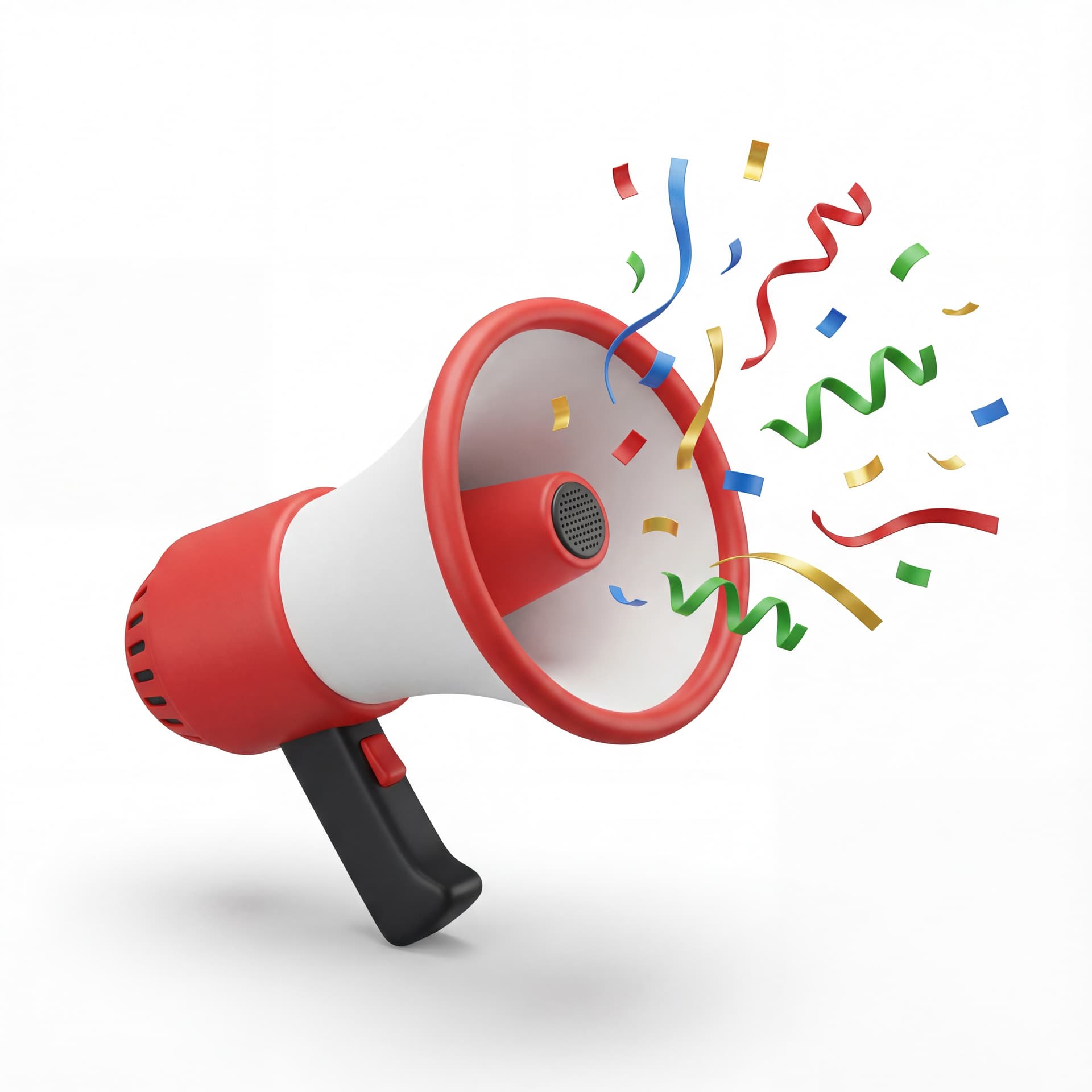 megaphone celebration