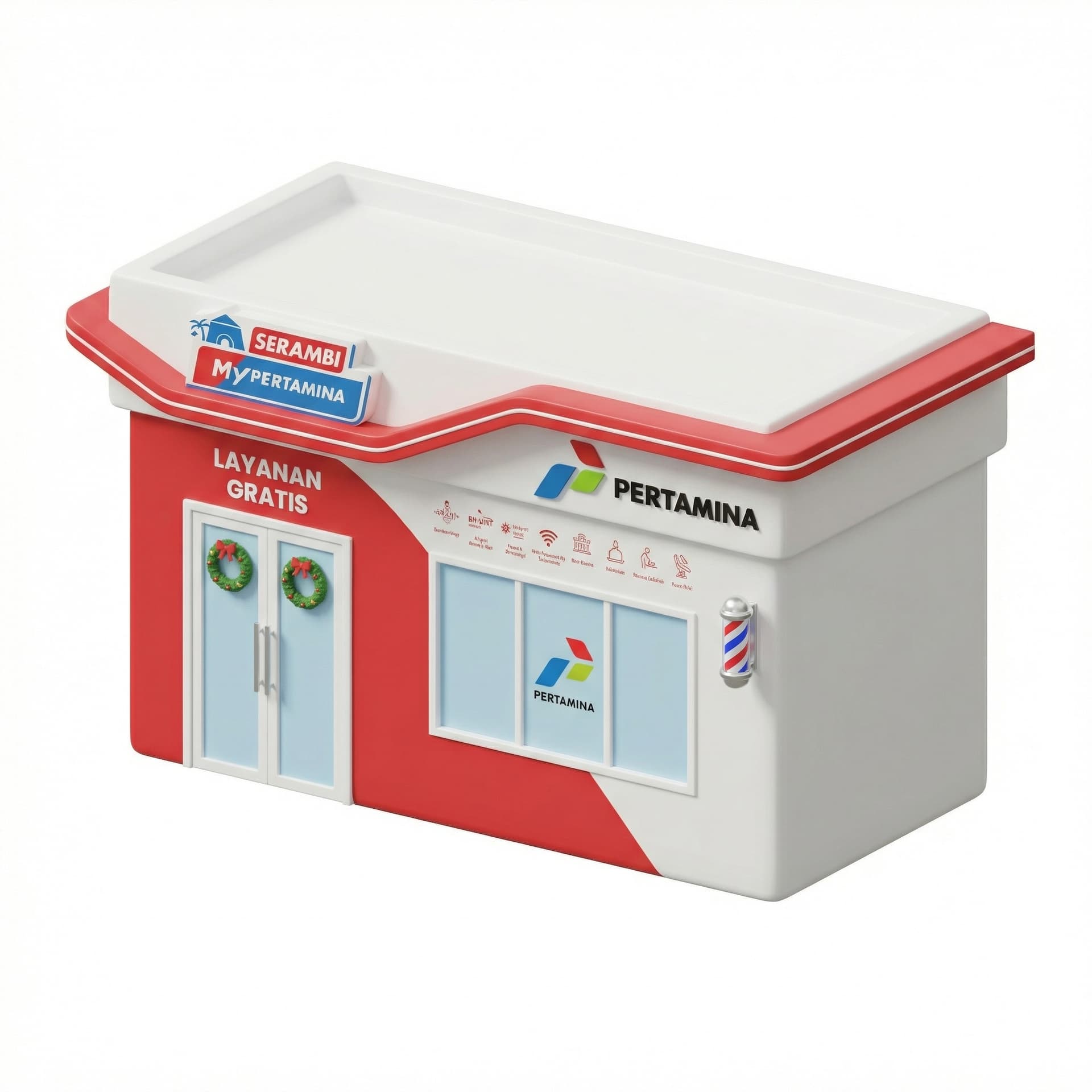 Create a building similar to the photo I sent you