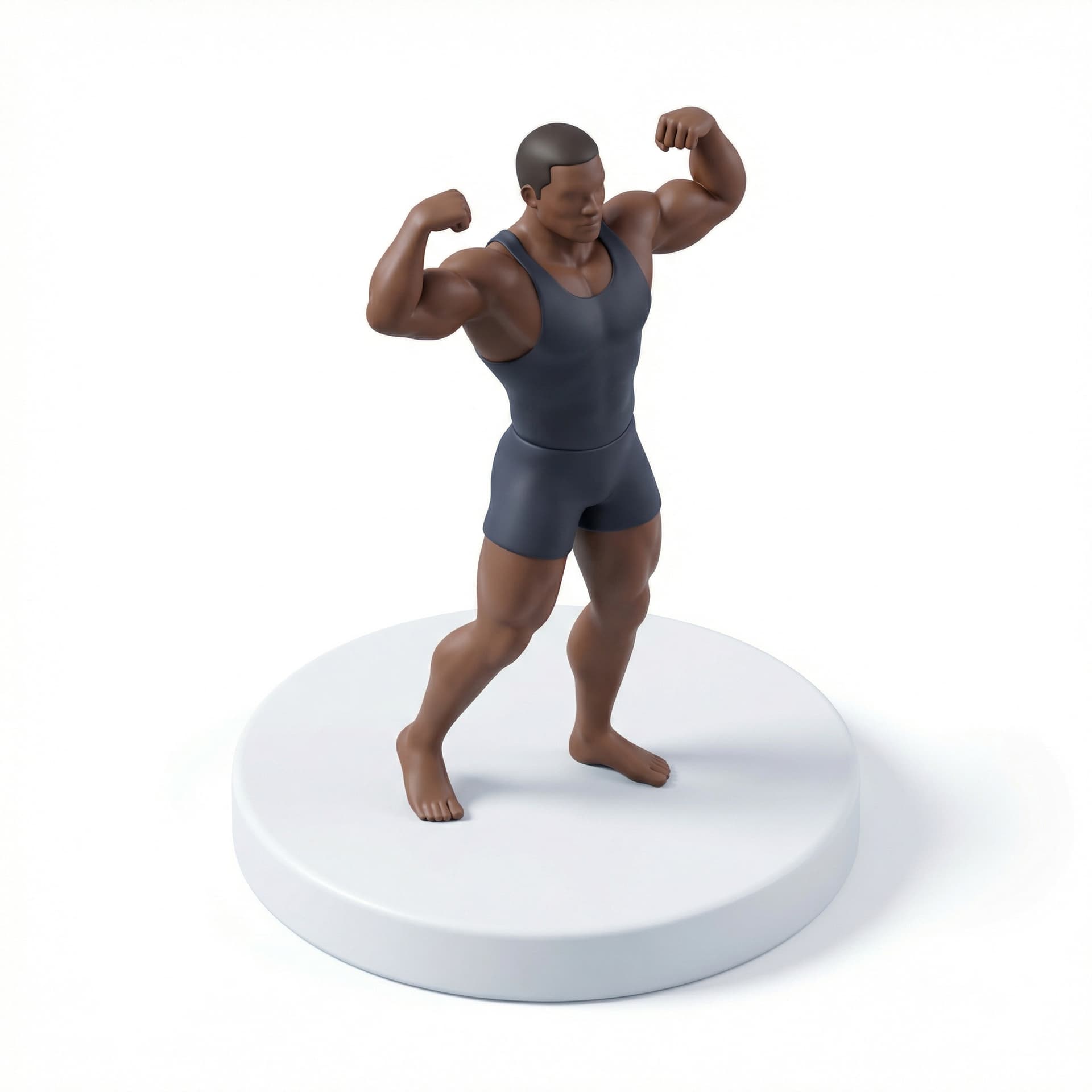 Buat orang hitam bodybuilder