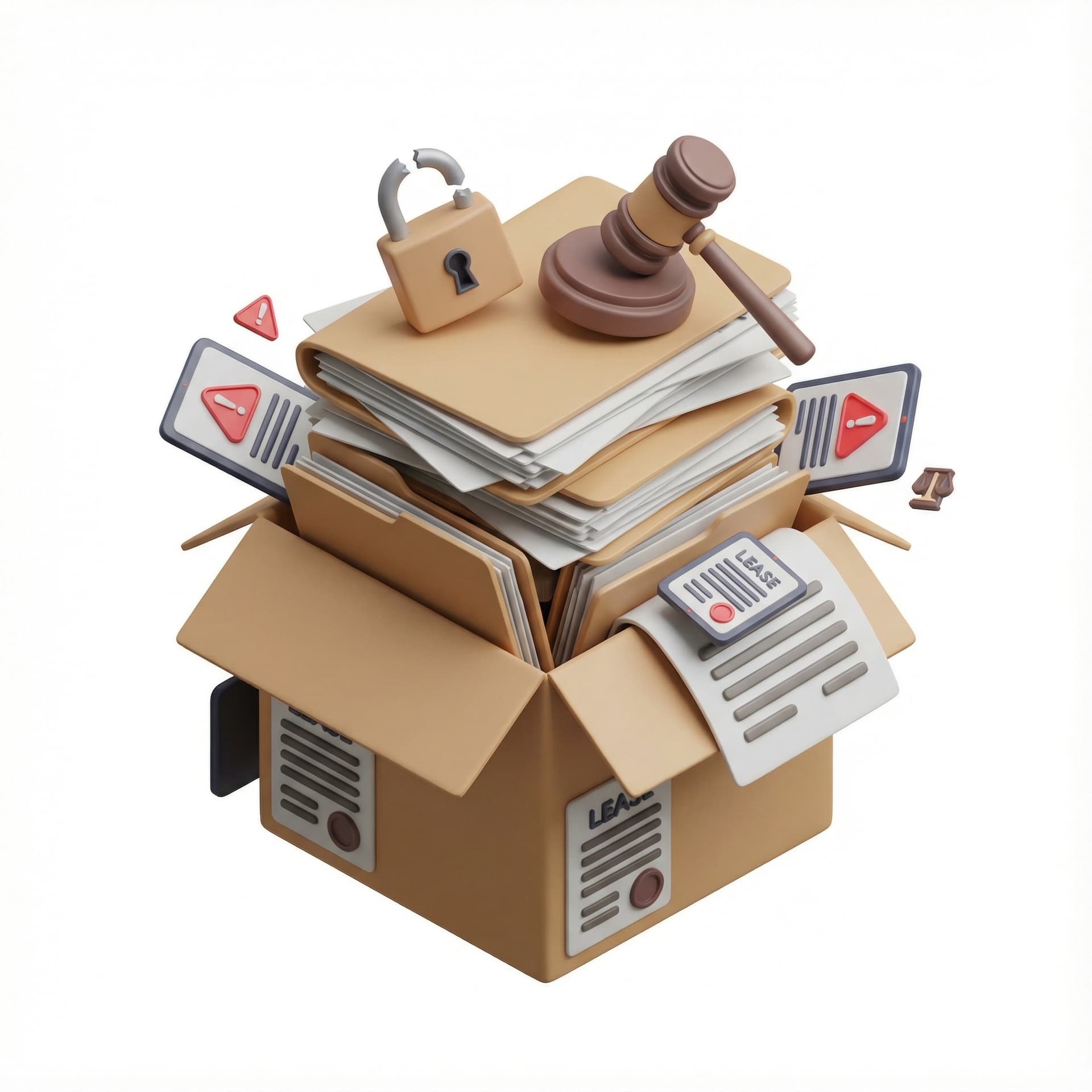 Risiko keamanan dan ancaman hukum akibat pendataan identitas penyewa yang berantakan.