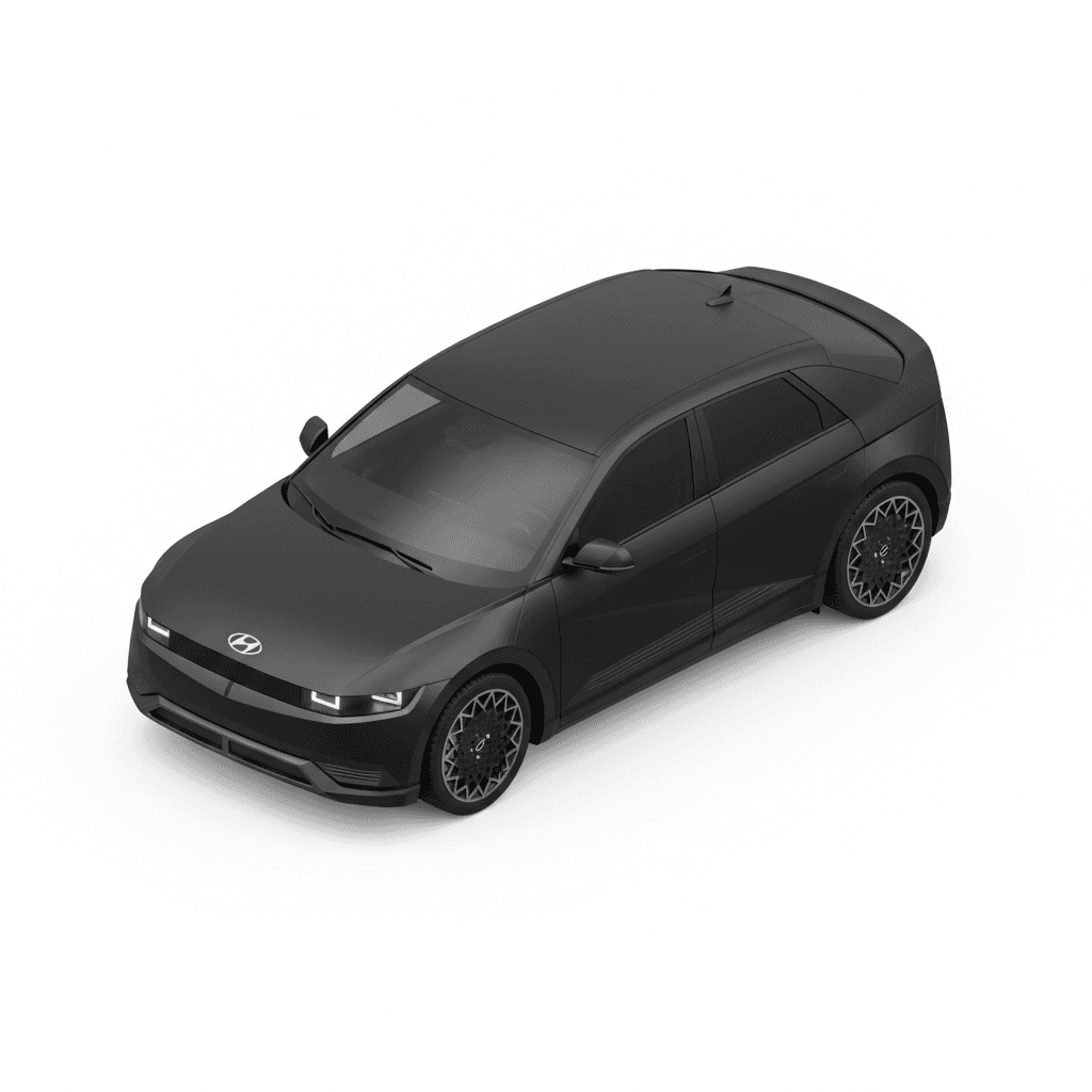 mobil hyundai ioniq 5 warna hitam
