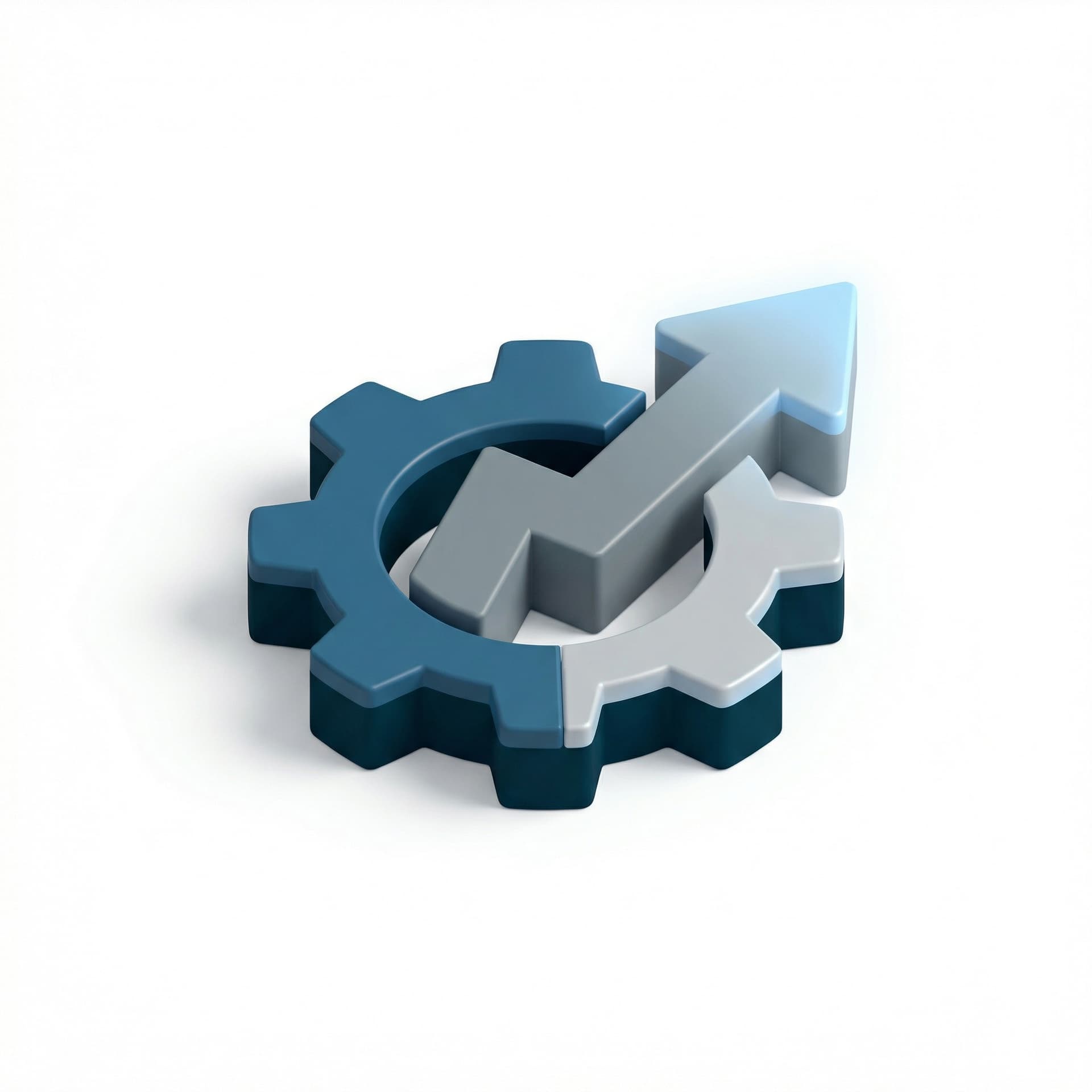 Create an isometric icon of a "Fintech", modern and refined style, minimal and well-balanced composition. Convey the core concept in a simplified, abstract way, avoiding unnecessary details or visual noise. Focus on one clear visual metaphor, readable at small sizes. Use soft shading and subtle depth, no textures or decoration. Restrict colors strictly to #002331, #30678A, #798B94, #B5BFC5. Use #87C8F0 exclusively as a subtle highlight accent. Do not introduce any other colors.
