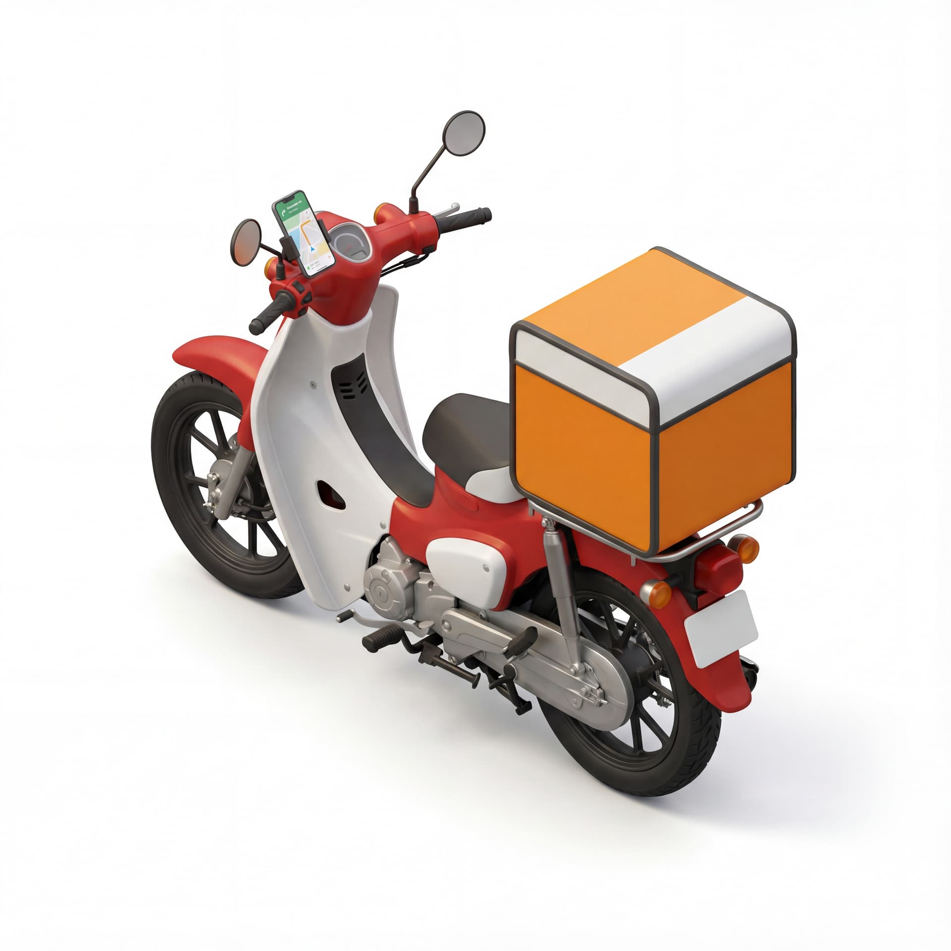 delivery motorbike