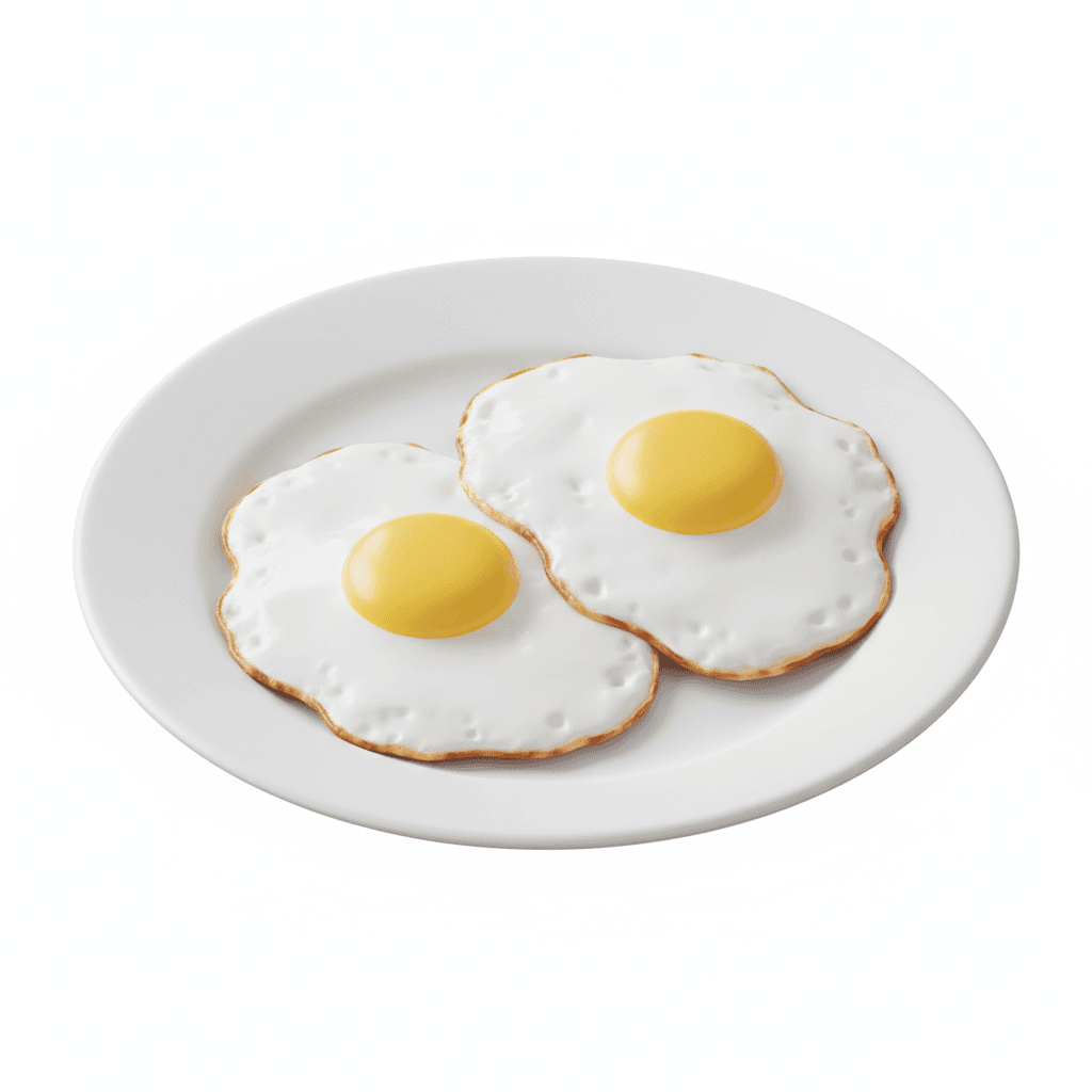 Fried eggs