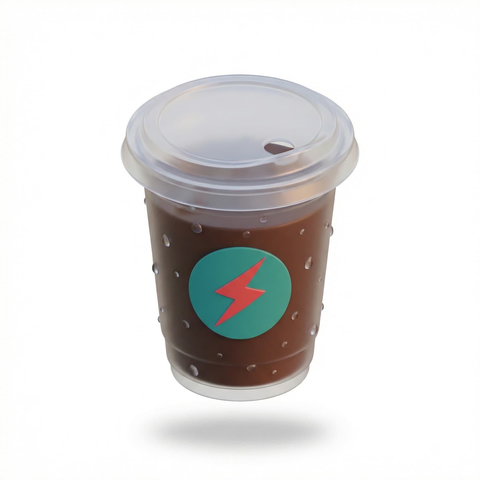 Kopi hitam americano dalam plastik