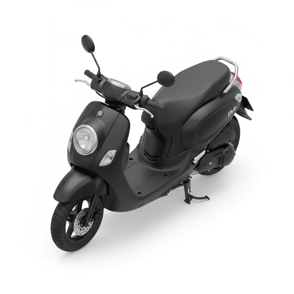motor matic yamaha fino 125cc hitam