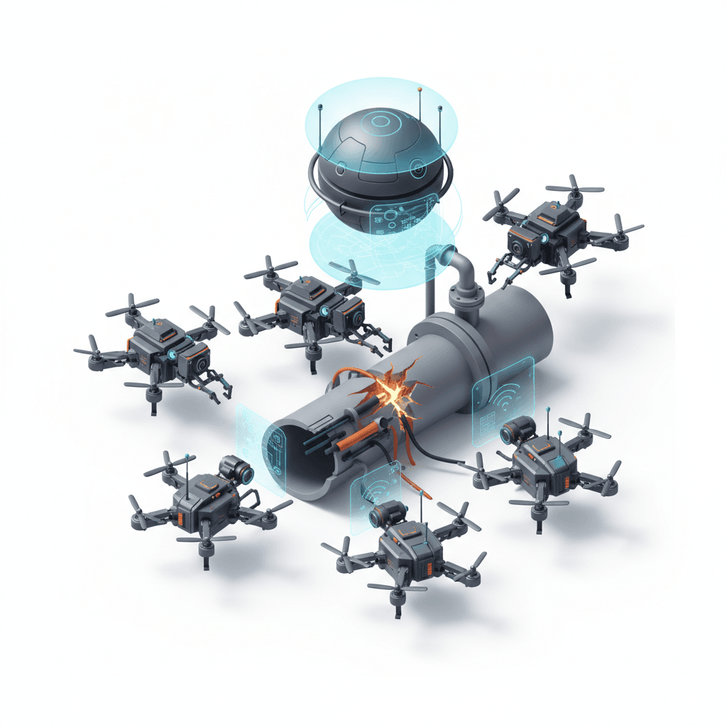 Swarm Robotics for Inspection