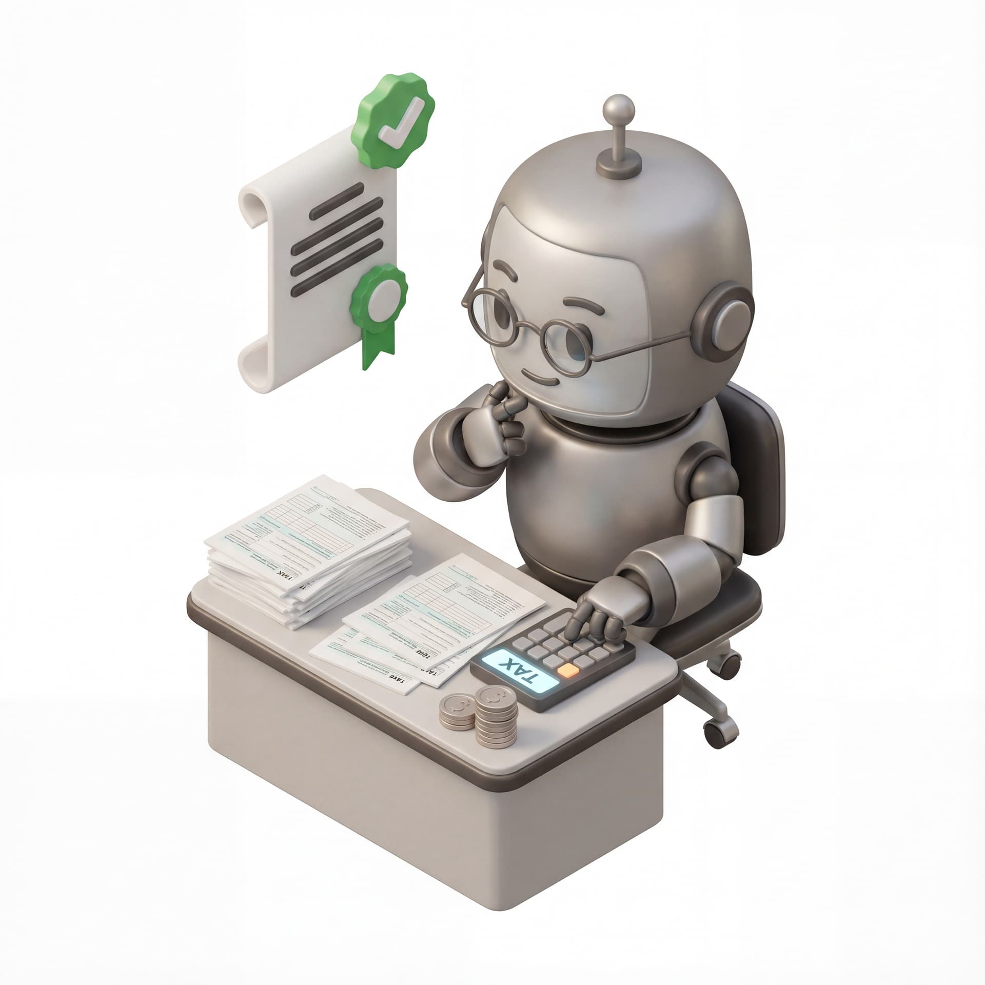 Robot that understood taxes