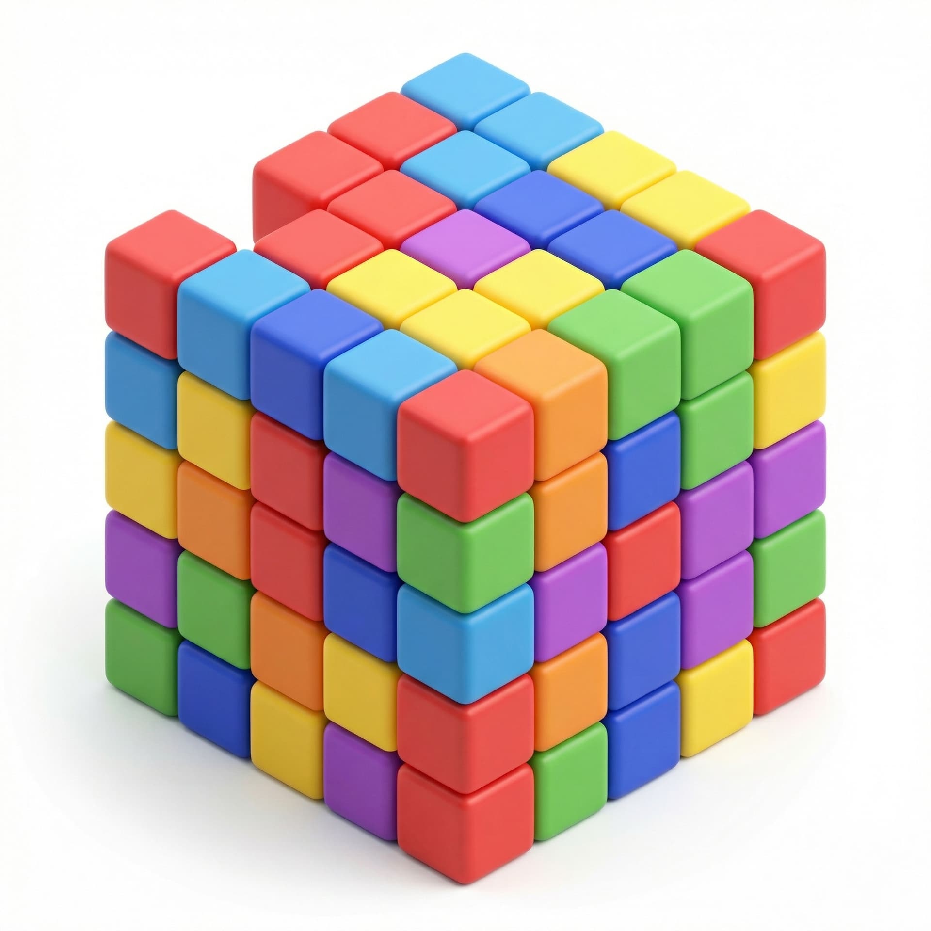 use pixelated style with colorful touch