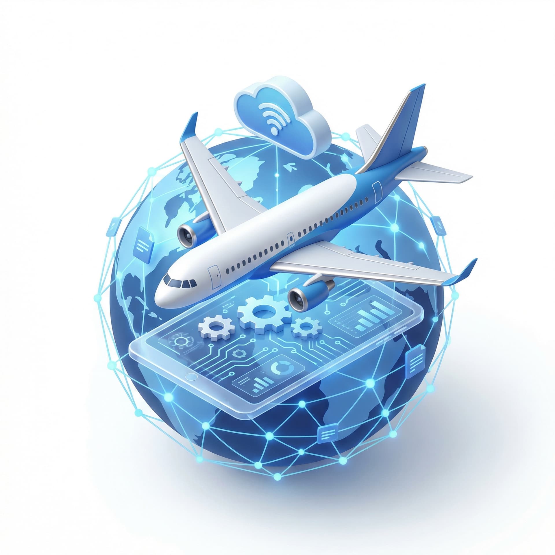 buatkan icon digitalisasi aviation