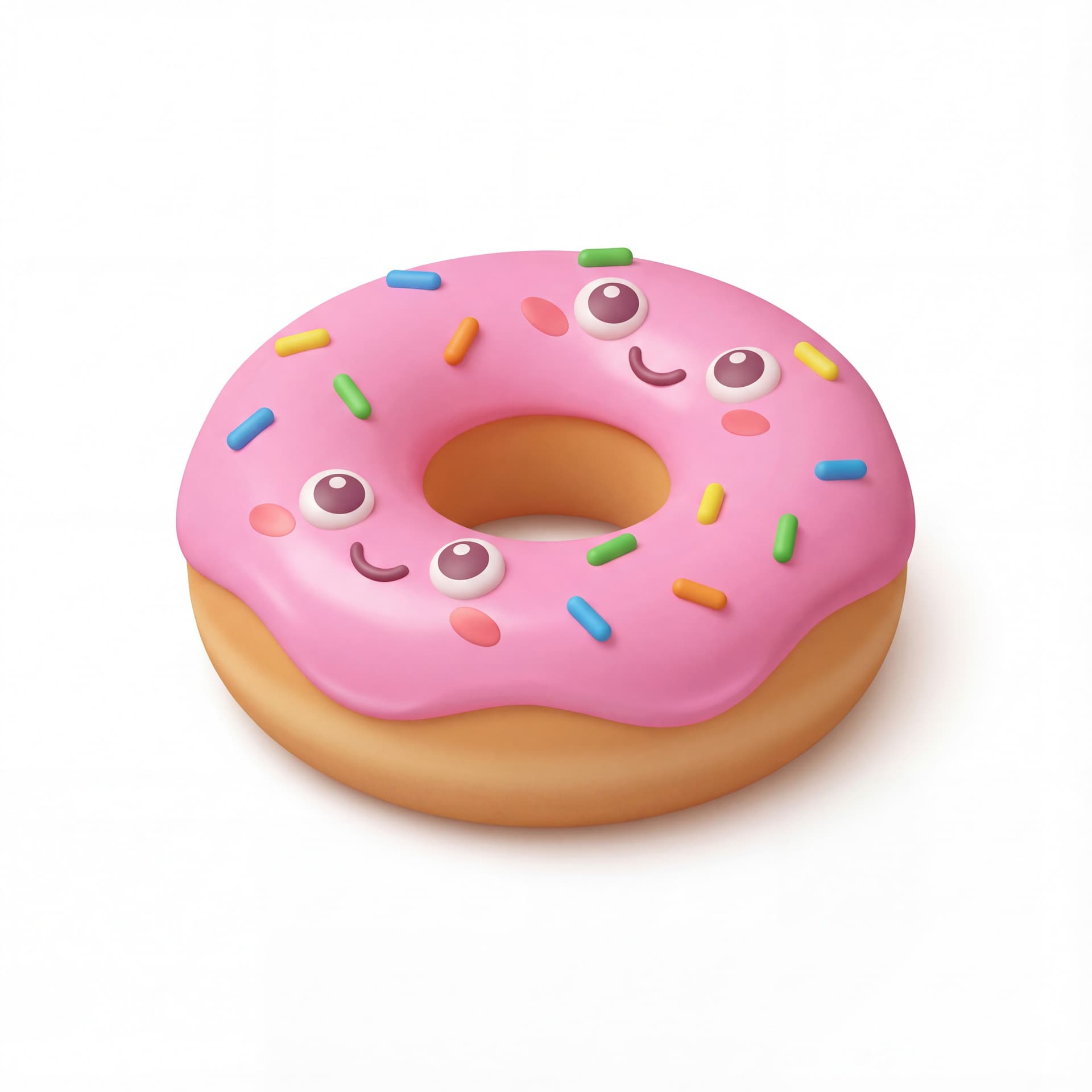 cute cartoon donut 