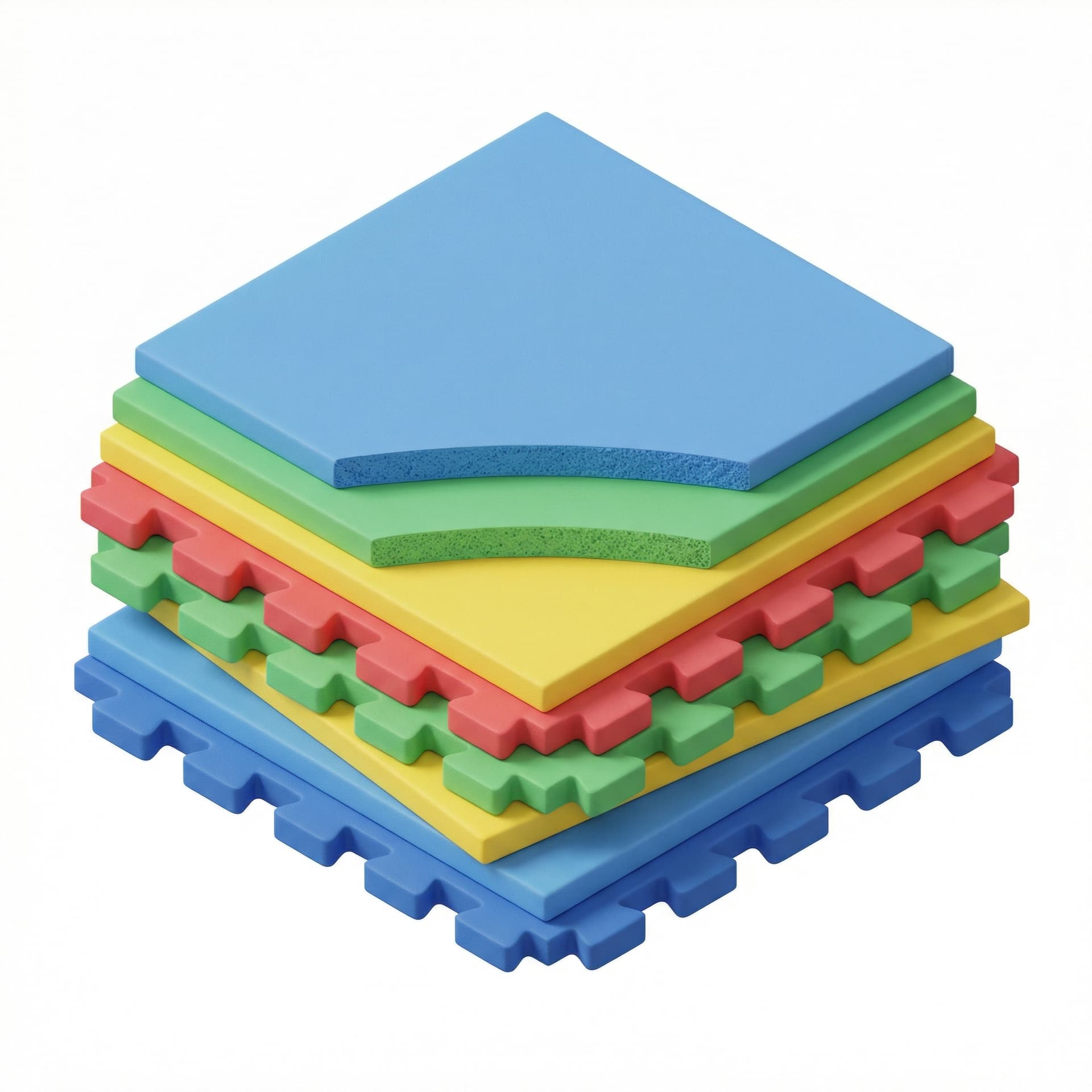 Estou desenvolvendo embalagens para uma empresa, e vou colocar ícones 3D para identificar o tipo de material que pode ser utilizado o produto. 
o primeiro ícone que necessito a criação é
• EVA (Etileno Acetato de Vinila) 