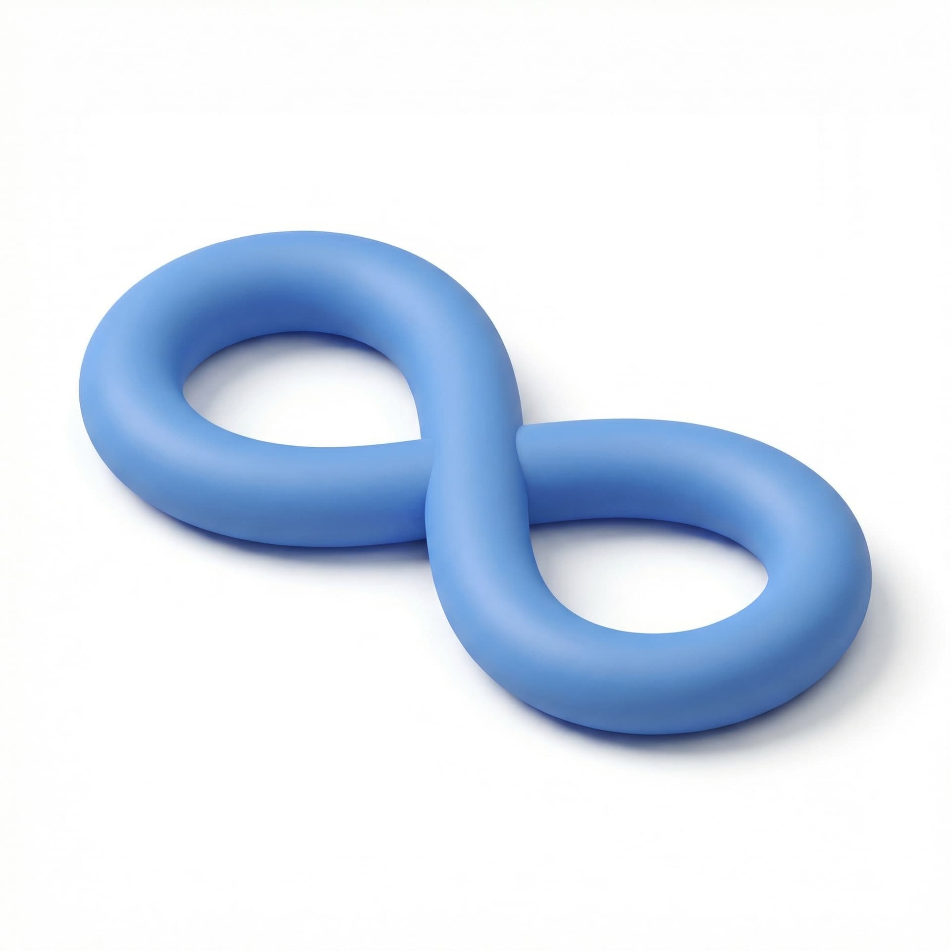 A infinite loop shaping like a lemniscate