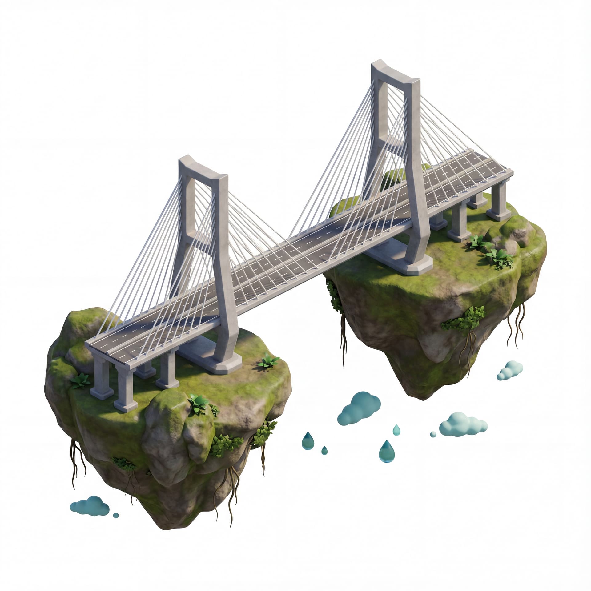 floating island Suramadu Bridge