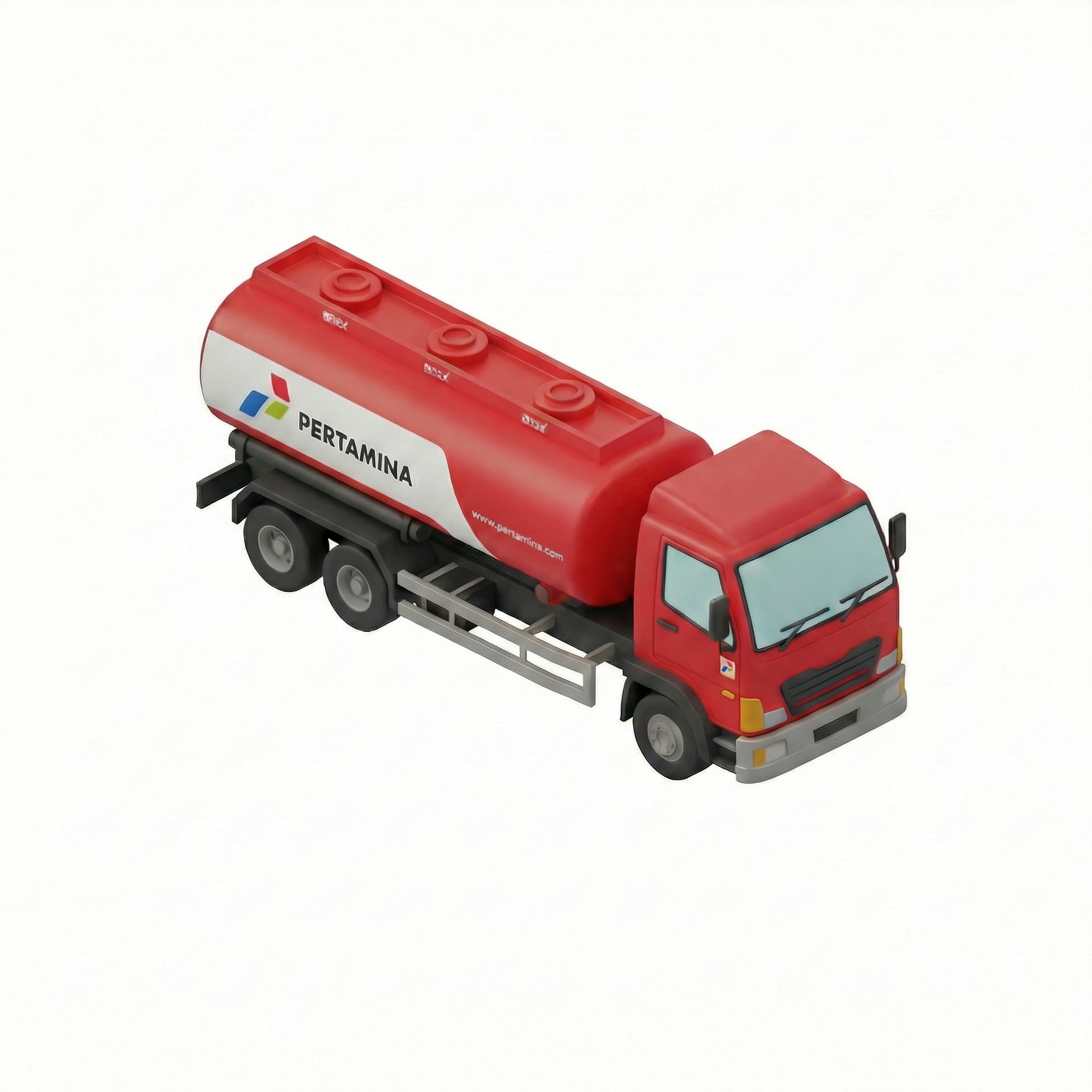 ganti handphone dengan mobil tangki pertamina seperti yang dilampirkan yang terlihat sambil bergerak. Alas jangan diubah ukurannya.