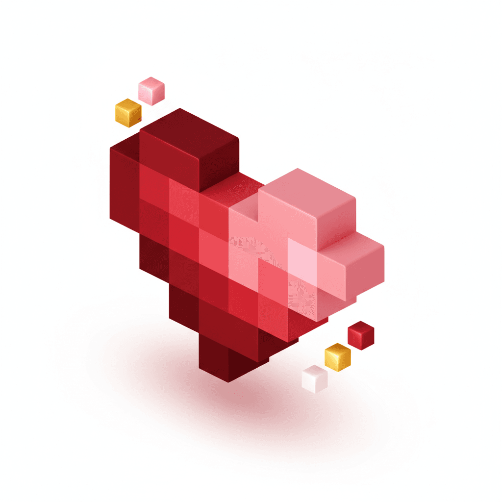 iconic pixel-art look