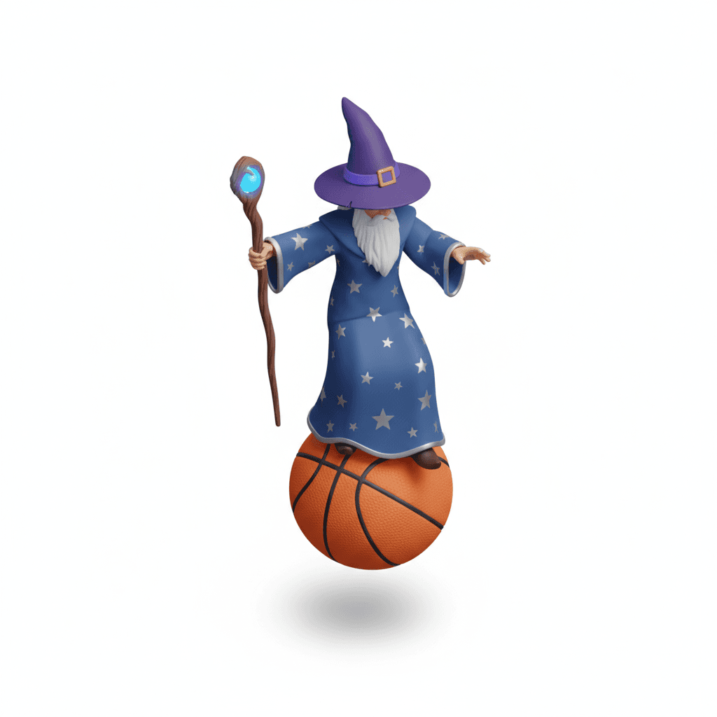 Wizard on ball