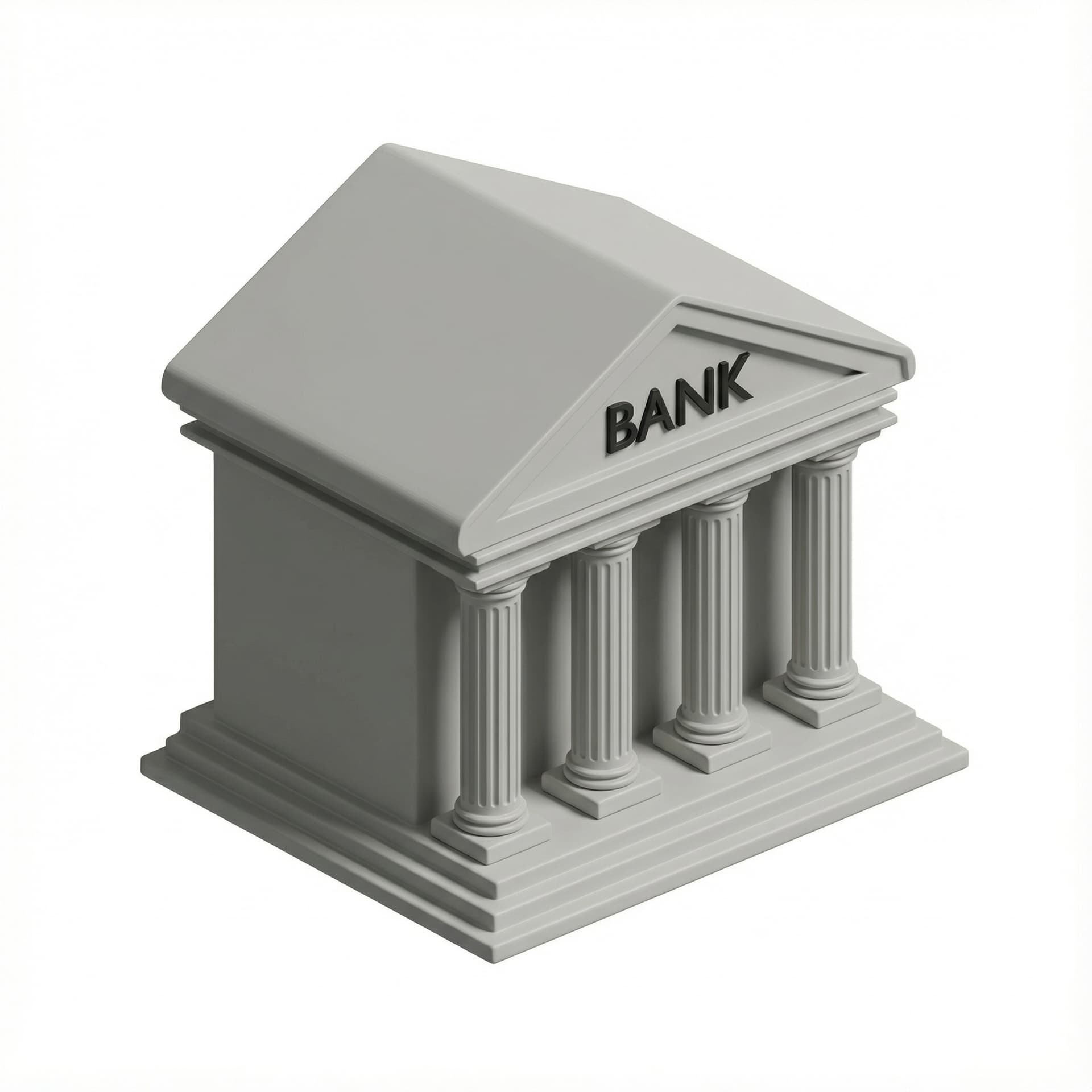 a bank bulding based on picture