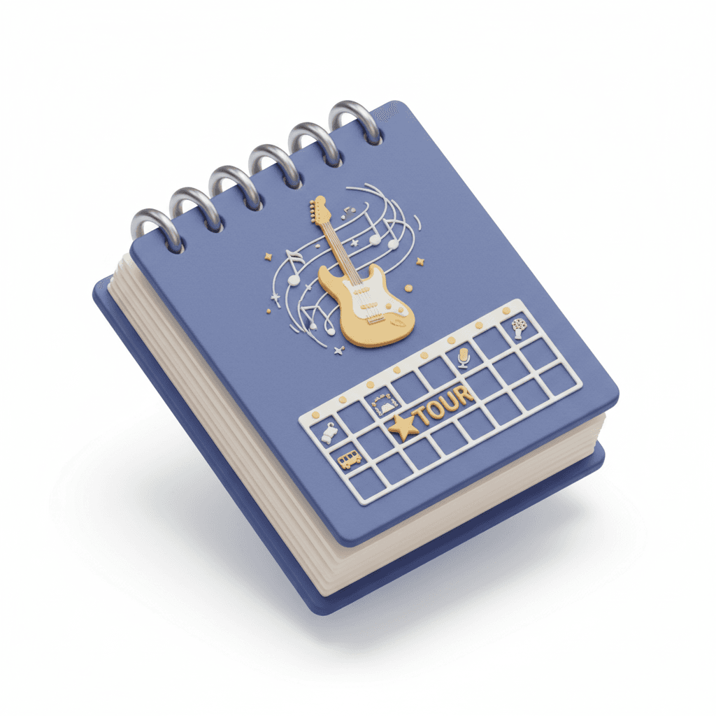 musician tour calendar
