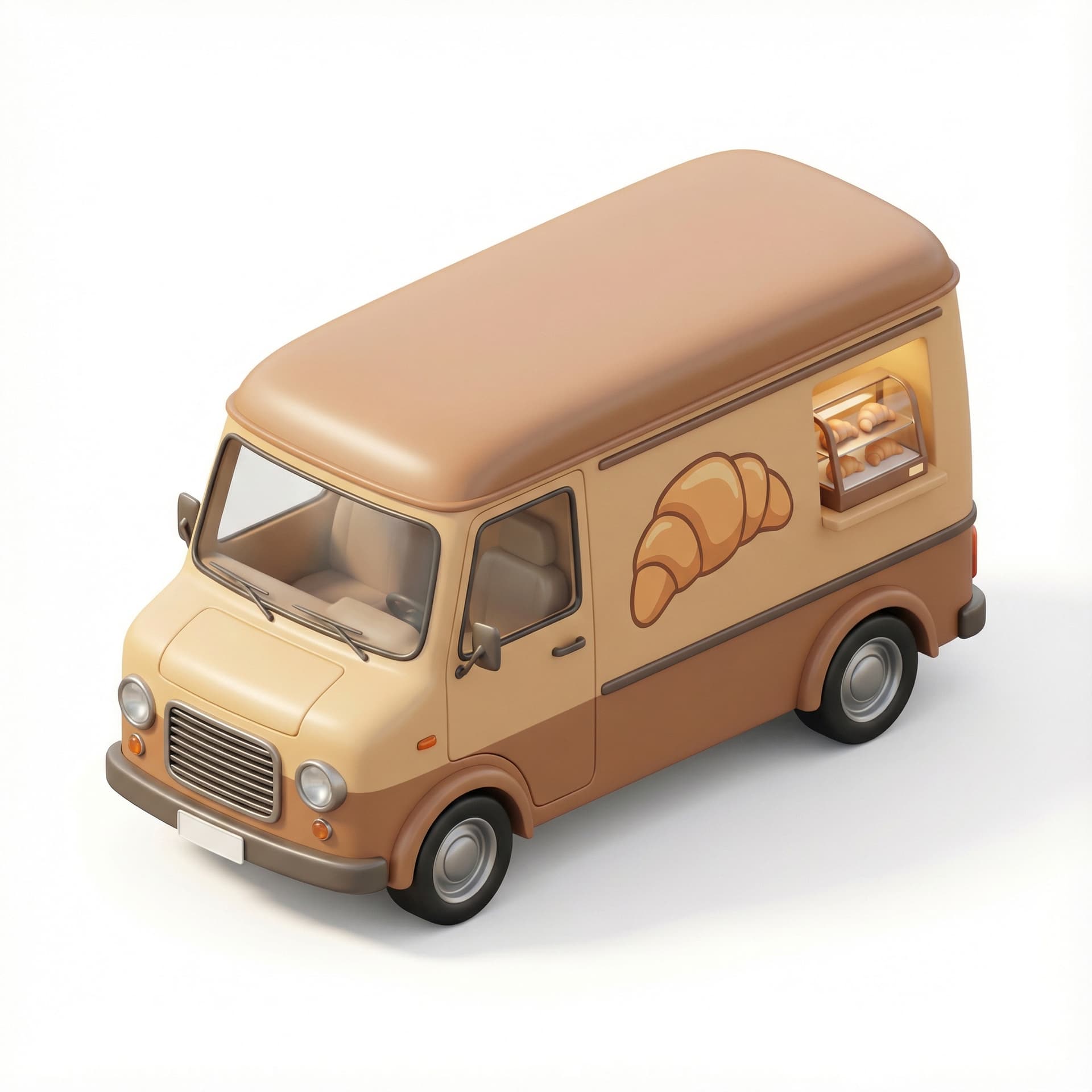 Food truck that sell croisant