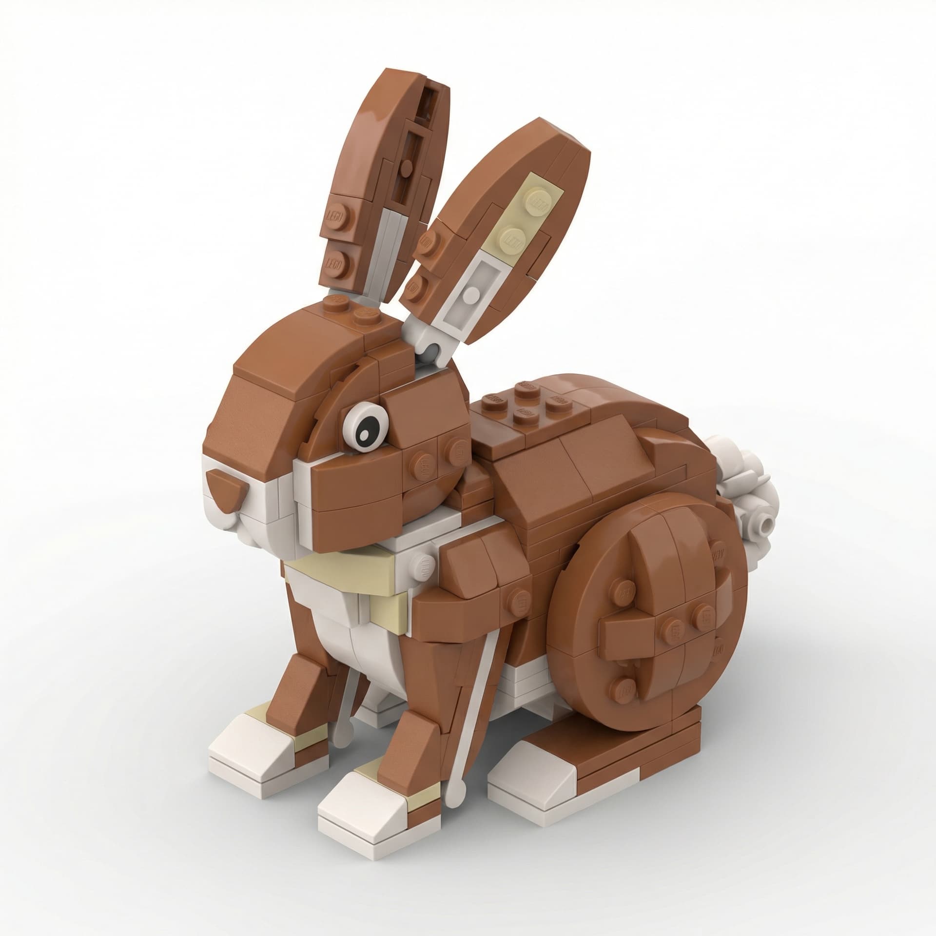 a rabbit in lego style
