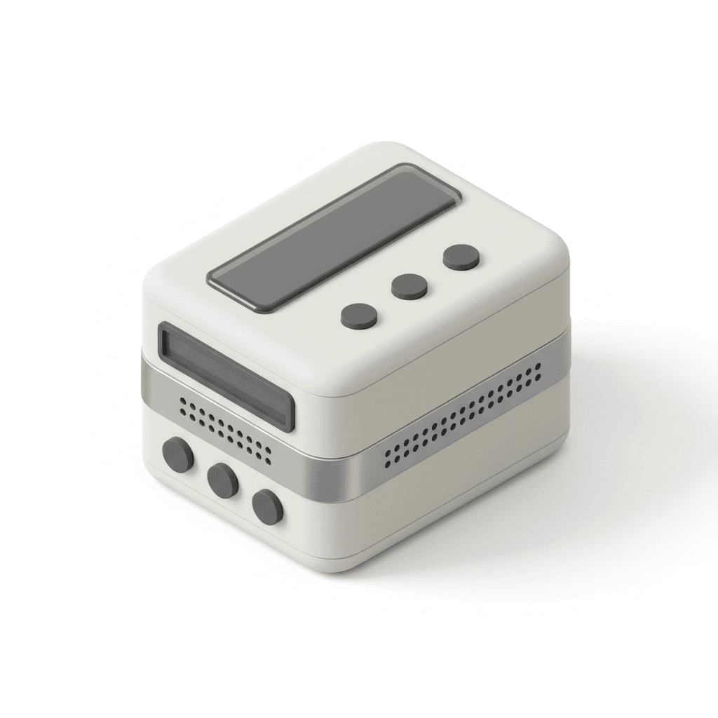 Asset library folder inspired by Dieter Rams Braun design